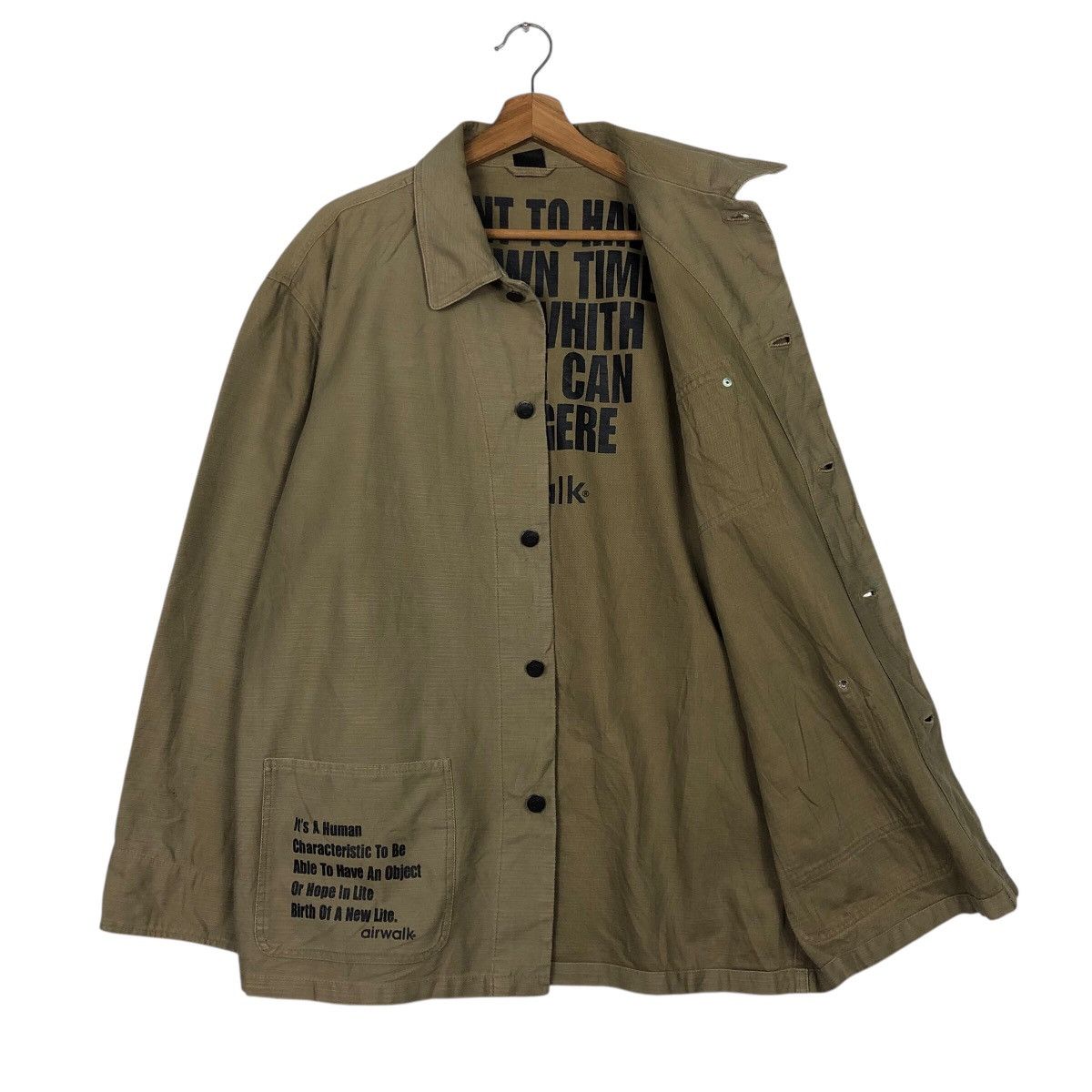 Japanese Brand 📌Vintage Chore Work Military Design Air Walk Punk Design Size US L / EU 52-54 / 3 - 12 Thumbnail