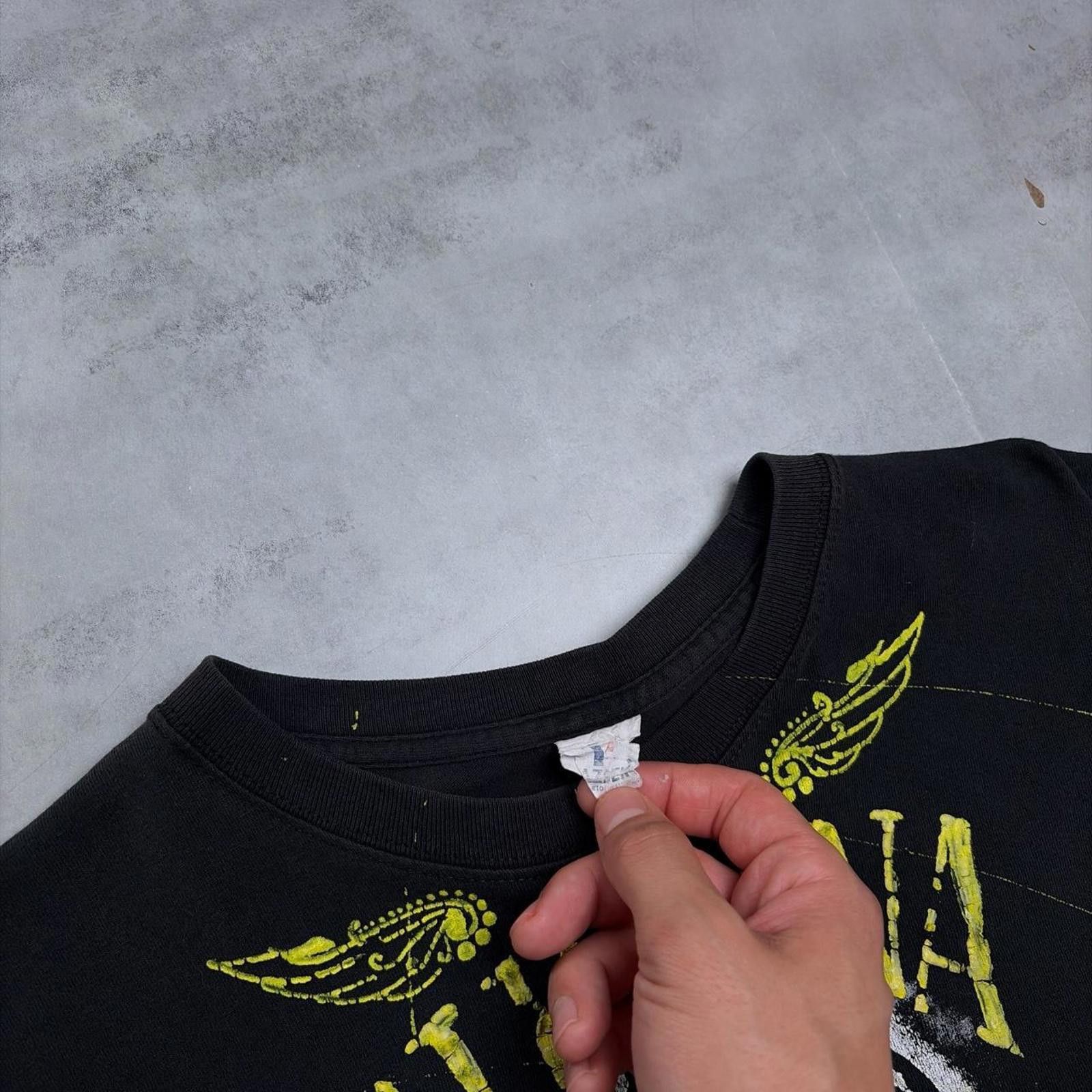 Other Y2K Nirvana Kurt Cobain Grunge Gothic Band Distressed TShirt Size US M / EU 48-50 / 2 - 6 Thumbnail