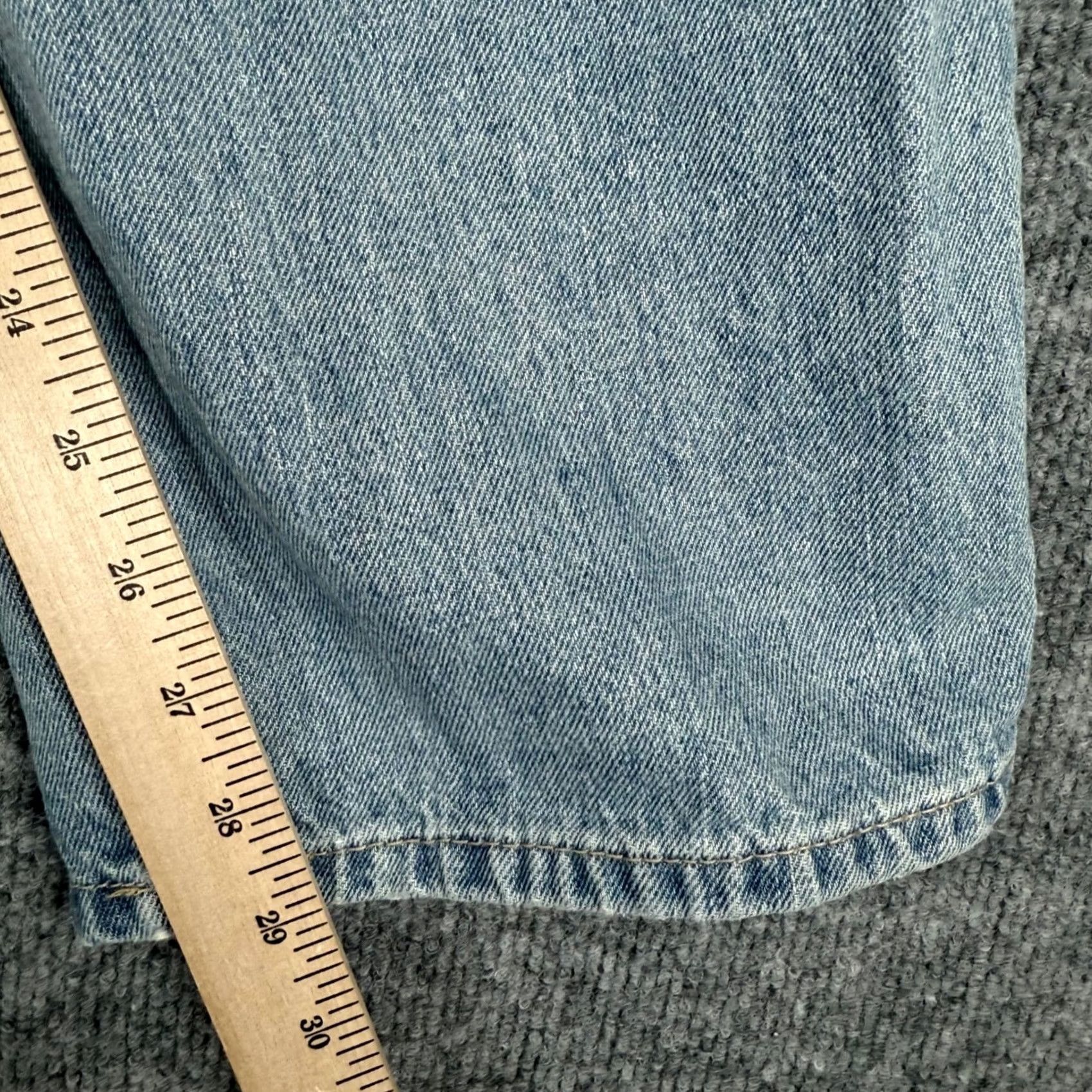 Rails VINTAGE Open Trails Jeans 38x30 Light Wash Denim Straight Leg Cotton Jeans Men Wide Reach 90s Retro Casual Size US 38 / EU 54 - 7 Thumbnail