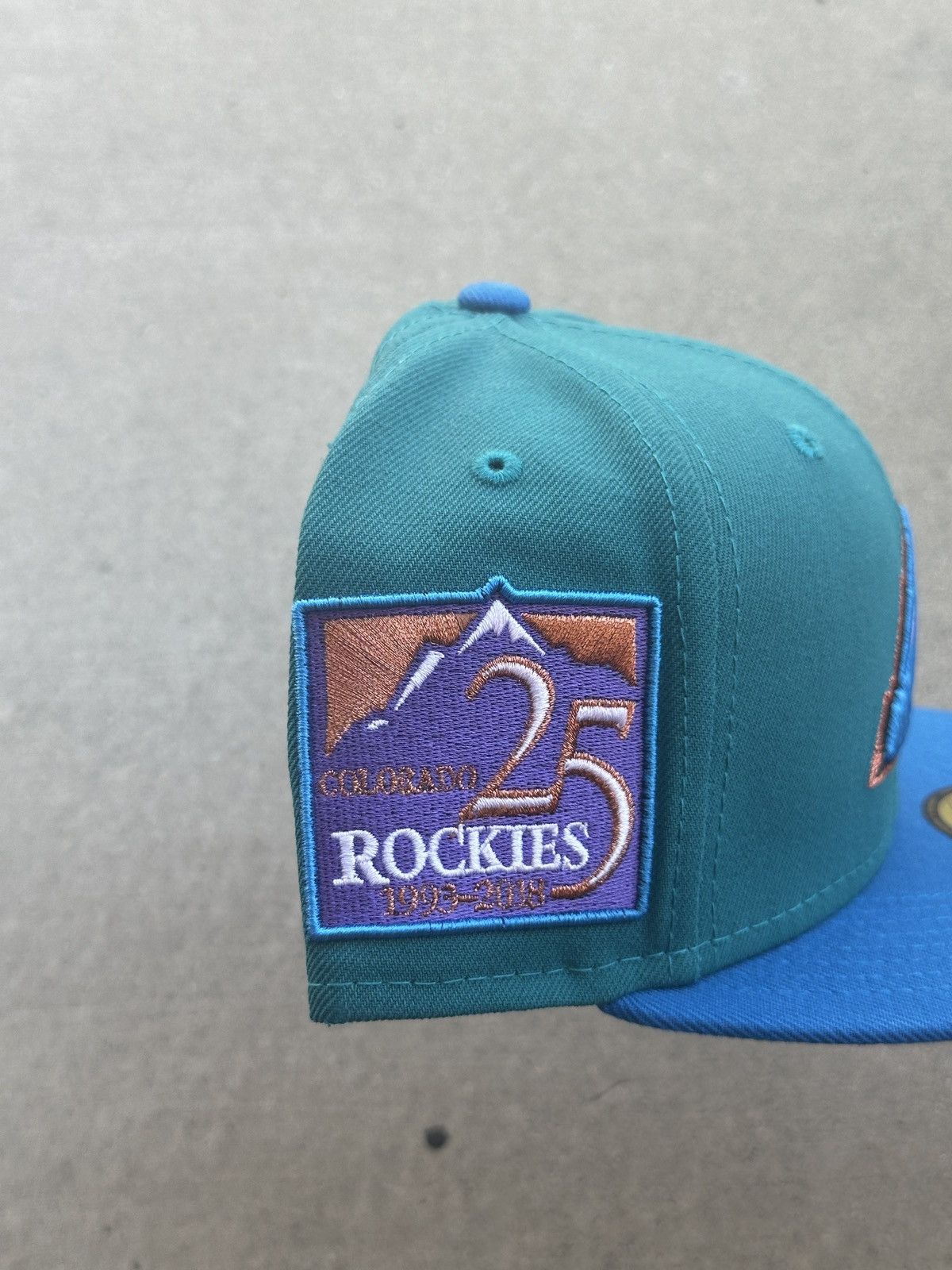 Hat Club × MLB × New Era Colorado Rockies OG NBA Crossover Utah Jazz Fitted 7 1/4 Size ONE SIZE - 2 Thumbnail
