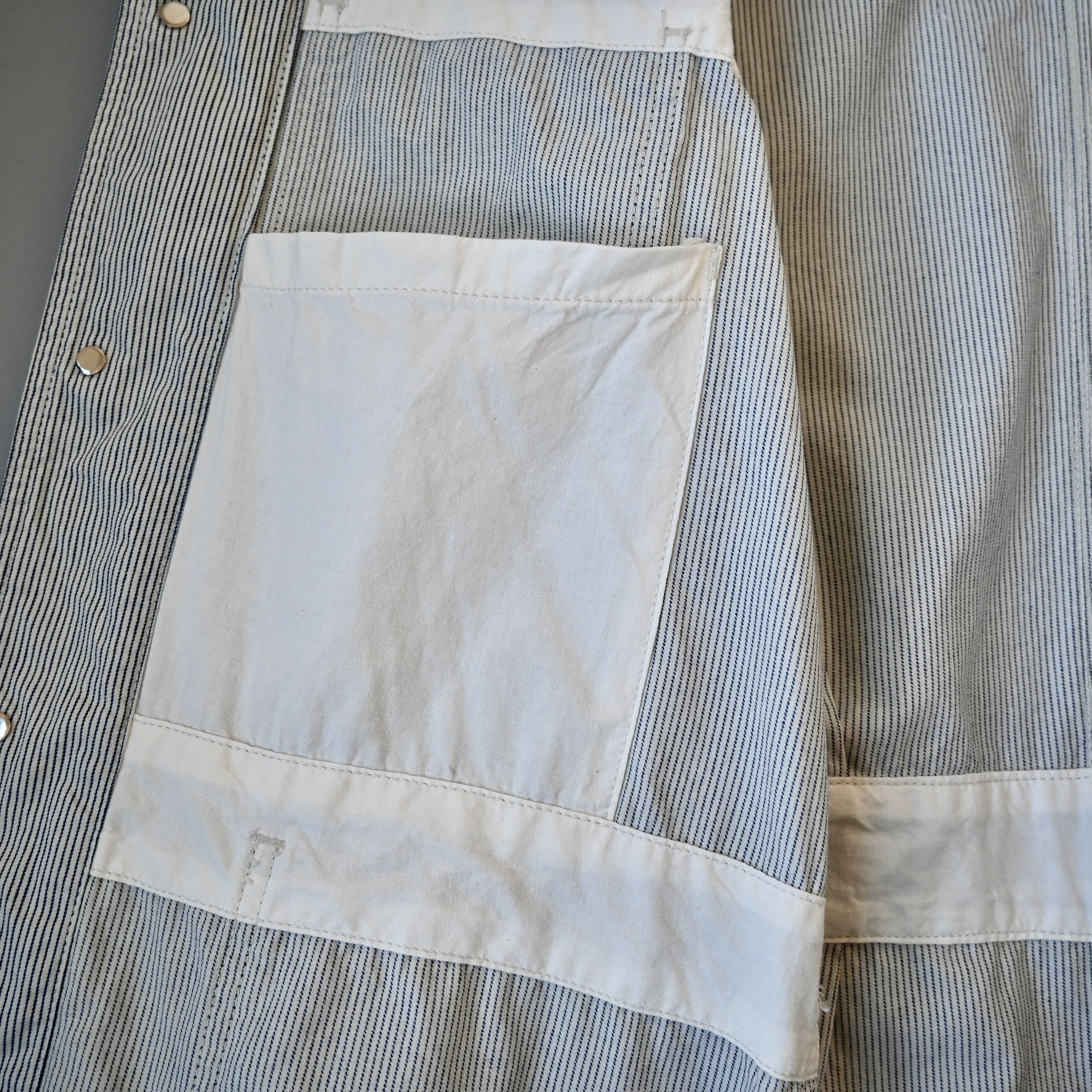 Engineered Garments VTG 2000s Engineered Garments hickory twill "Shop Coat" Size US S / EU 44-46 / 1 - 10 Thumbnail