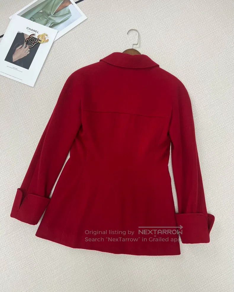 Chanel Chanel Red coat Size XS / US 0-2 / IT 36-38 - 3 Thumbnail