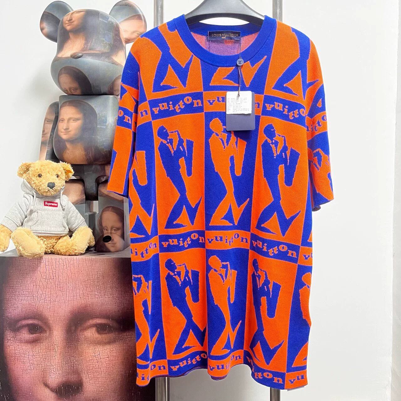 Louis Vuitton Louis Vuitton Piper Saxophone Knit Shirt Size L Size US L / EU 52-54 / 3 - 1 Thumbnail