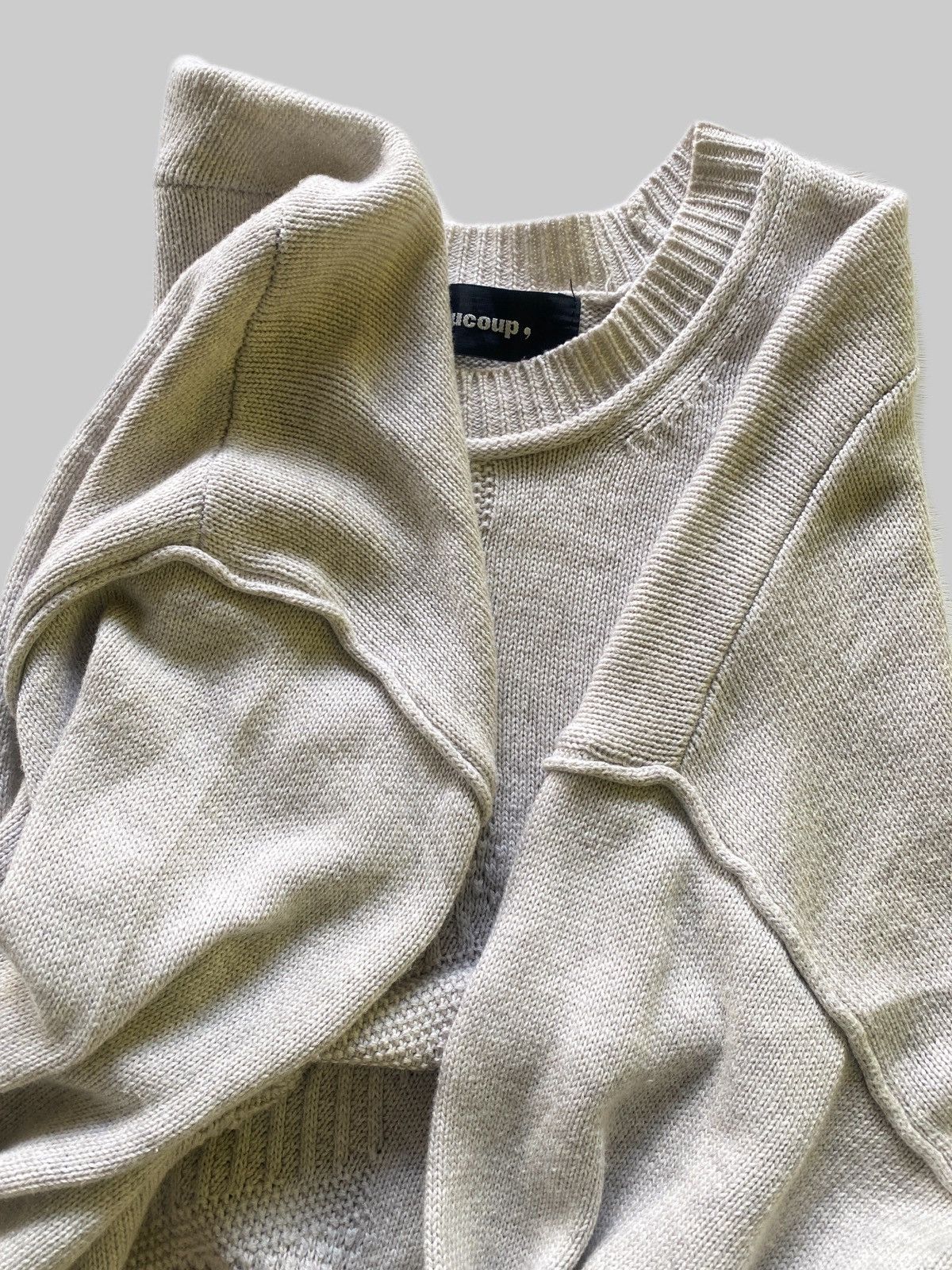 mercibeaucoup FW2006 Mercibeaucoup Embossed Design Knitwear Size US L / EU 52-54 / 3 - 5 Thumbnail
