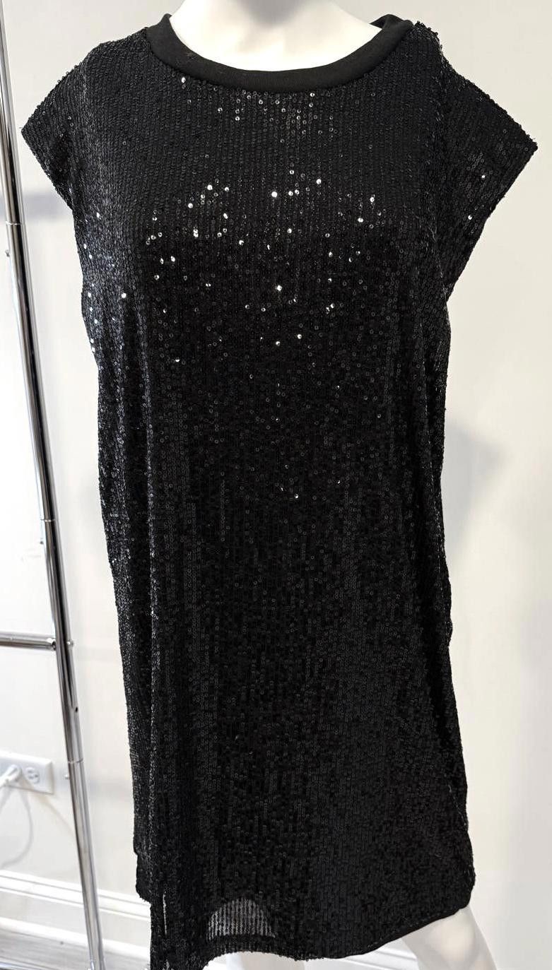 Designer BEACH RIOT Elegant Black Sequin Dress - XL Size XL / US 12-14 / IT 48-50 - 1 Thumbnail