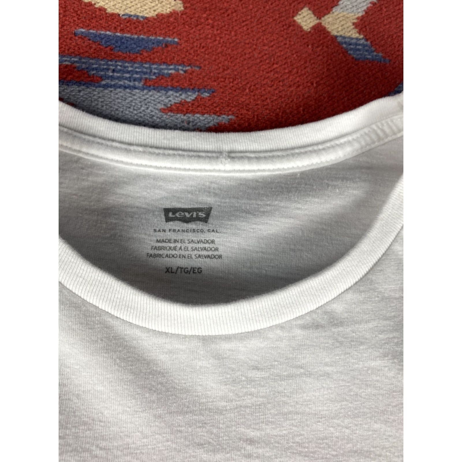 Levi's Levis San Francisco 49ers Bill Walsh “The Catch” T Shirt Mens XL White Size US XL / EU 56 / 4 - 5 Thumbnail