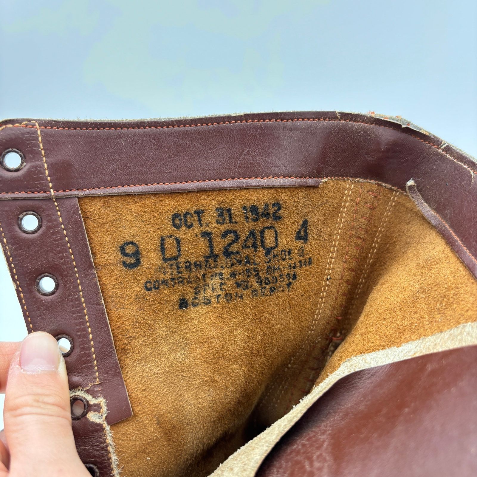 Vintage Vintage WWII 1942 Paratrooper Jump Boots 9D Size US 9 / EU 42 - 9 Thumbnail