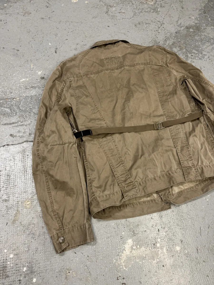 Marithe + Francois Girbaud 2000s Marithé + François Girbaud Bondage Straps Khaki Tactical Shirt Jacket Size US M / EU 48-50 / 2 - 5 Thumbnail