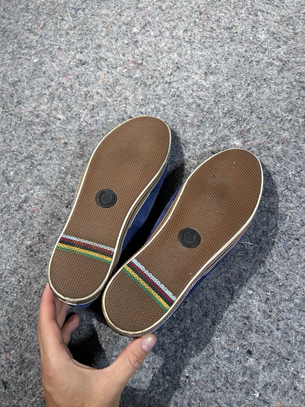 Fred Perry Fred Perry X Bradley Wiggins Howells Suede Trainer Navy US10 Size US 10 / EU 43 - 7 Thumbnail