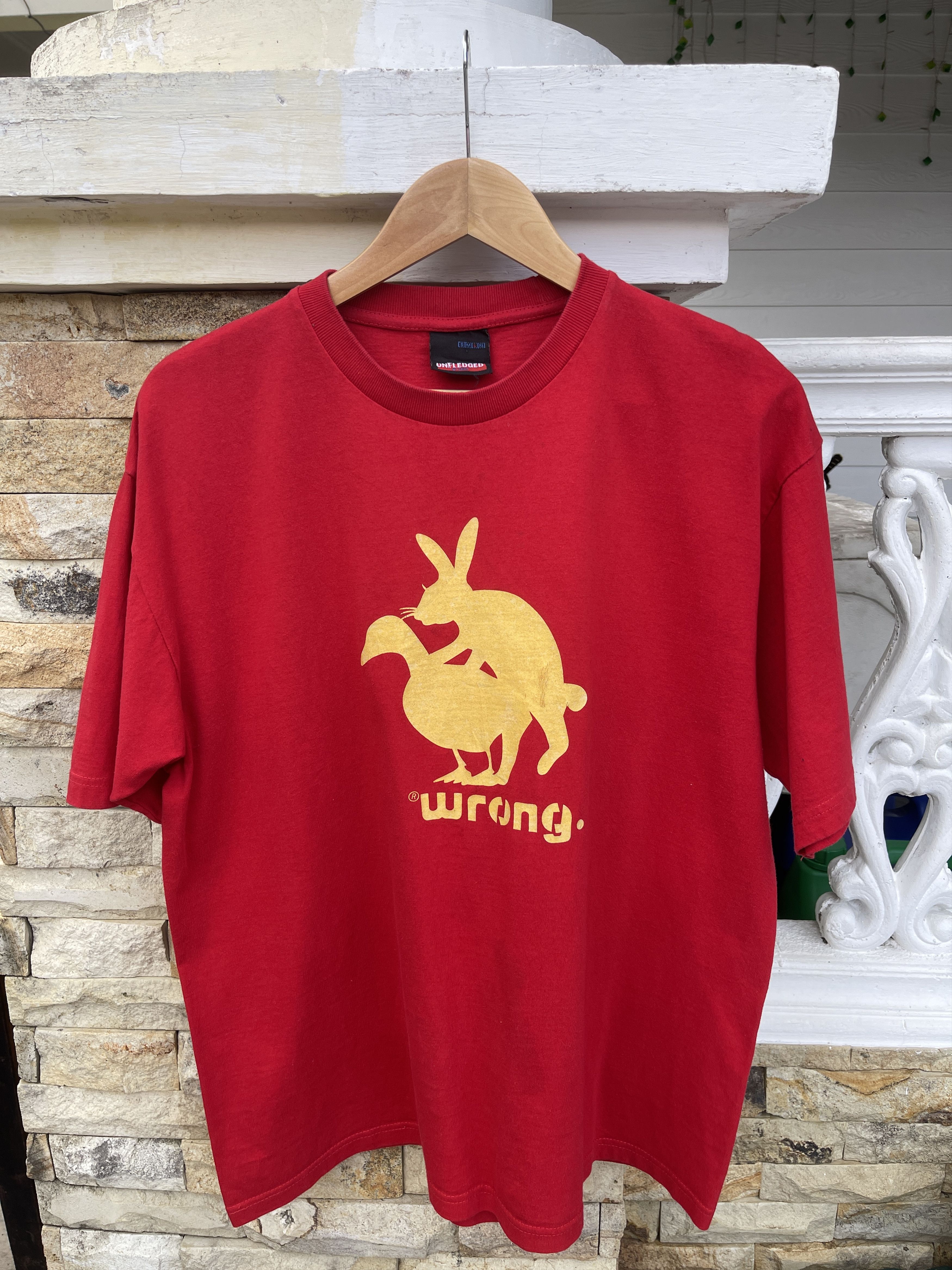 Hook-Ups Rare🔥Vintage Unfledged Humor Sexs ERD GRUNGE TEE Size US L / EU 52-54 / 3 - 1 Thumbnail