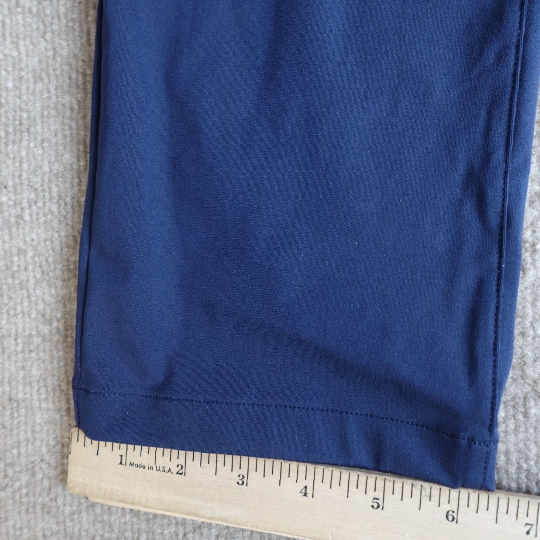 Rhone Rhone Pants 31 x 31 Blue Solid Navy Slim Straight Chino Men 31in Inseam 31in Front Flat Patch Slash Pocket Summer Spring Fall Casual Size US 31 - 6 Thumbnail