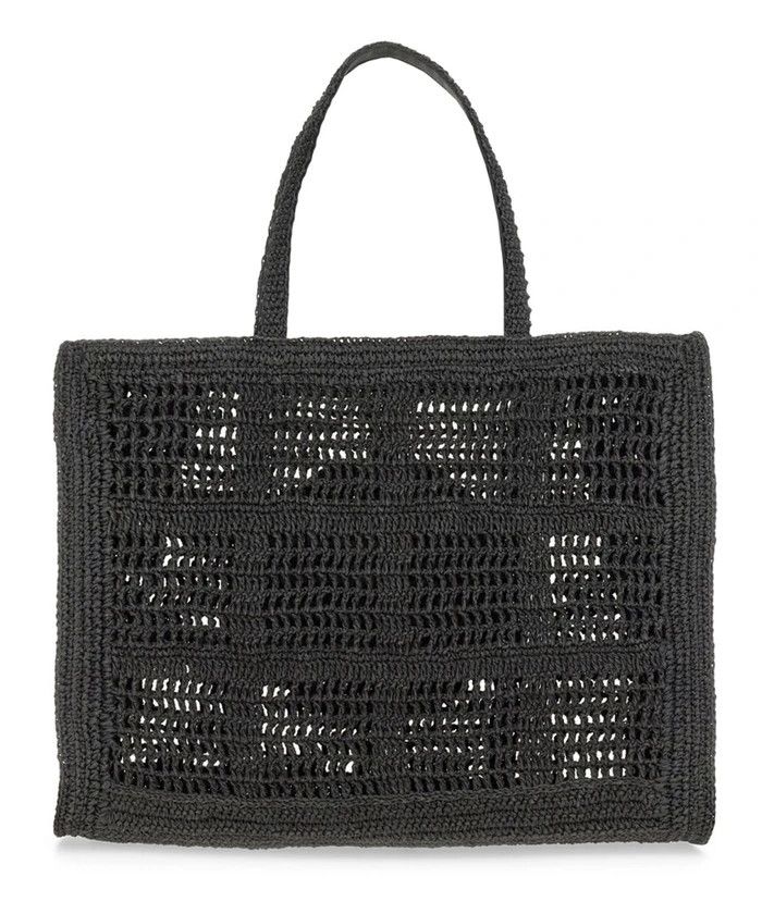 Tory Burch o1s22i1n1024 Size: OS / Ella Crochet Raffia Tote Bag Size ONE SIZE - 2 Thumbnail