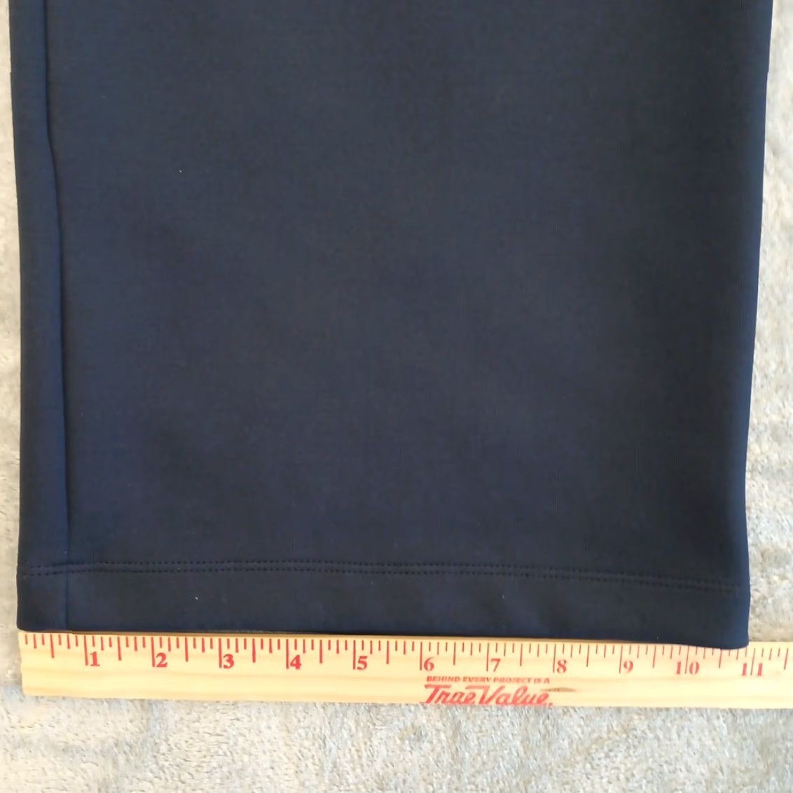 Express Express Pants Womens Medium Short Blue Pull On Wide Leg Ankle 28x29 Mid Rise Polyester Blend Size 32" / US 10 / IT 46 - 5 Thumbnail