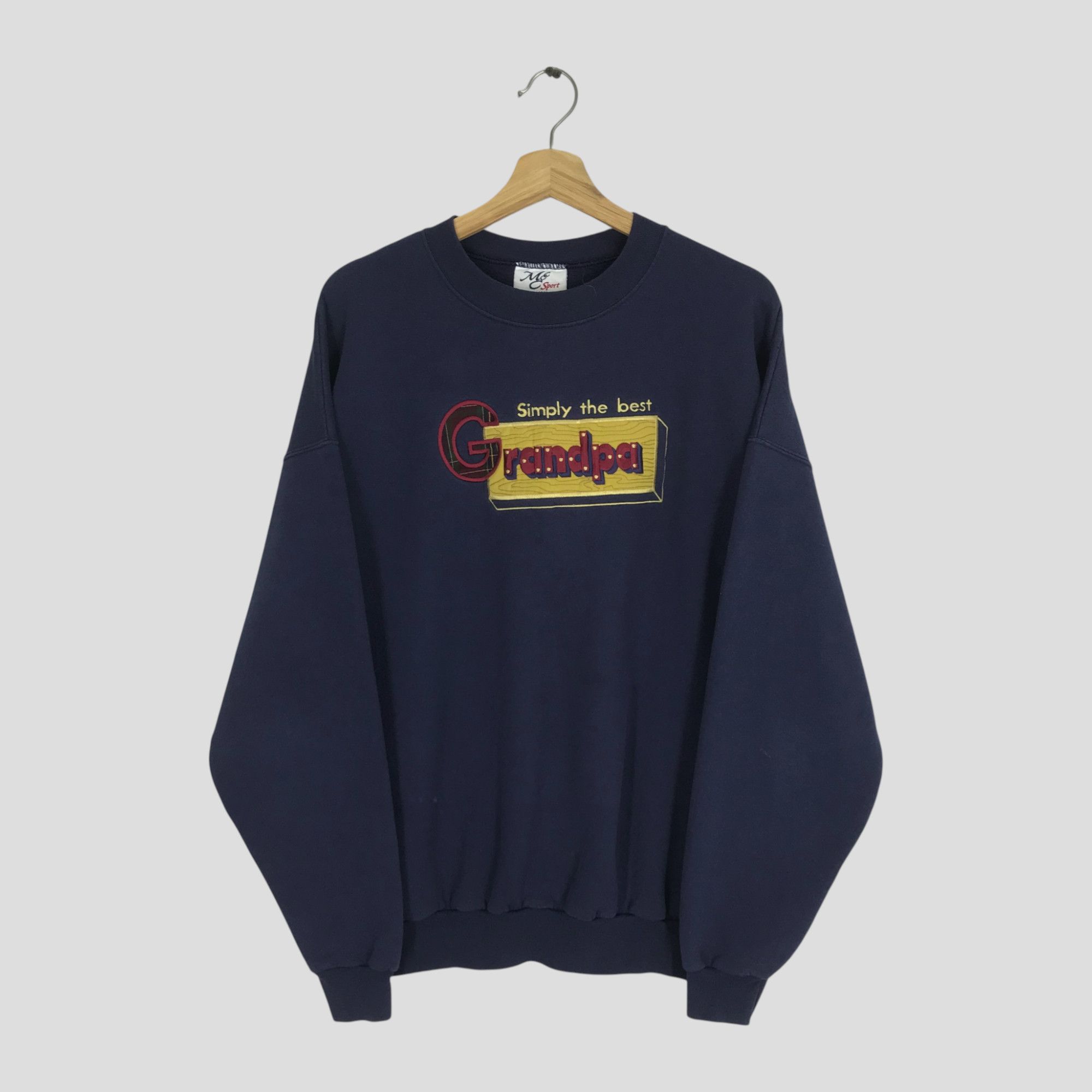 Vintage vintage gray sweatshirt- 265 Size US XL / EU 56 / 4 - 3 Thumbnail