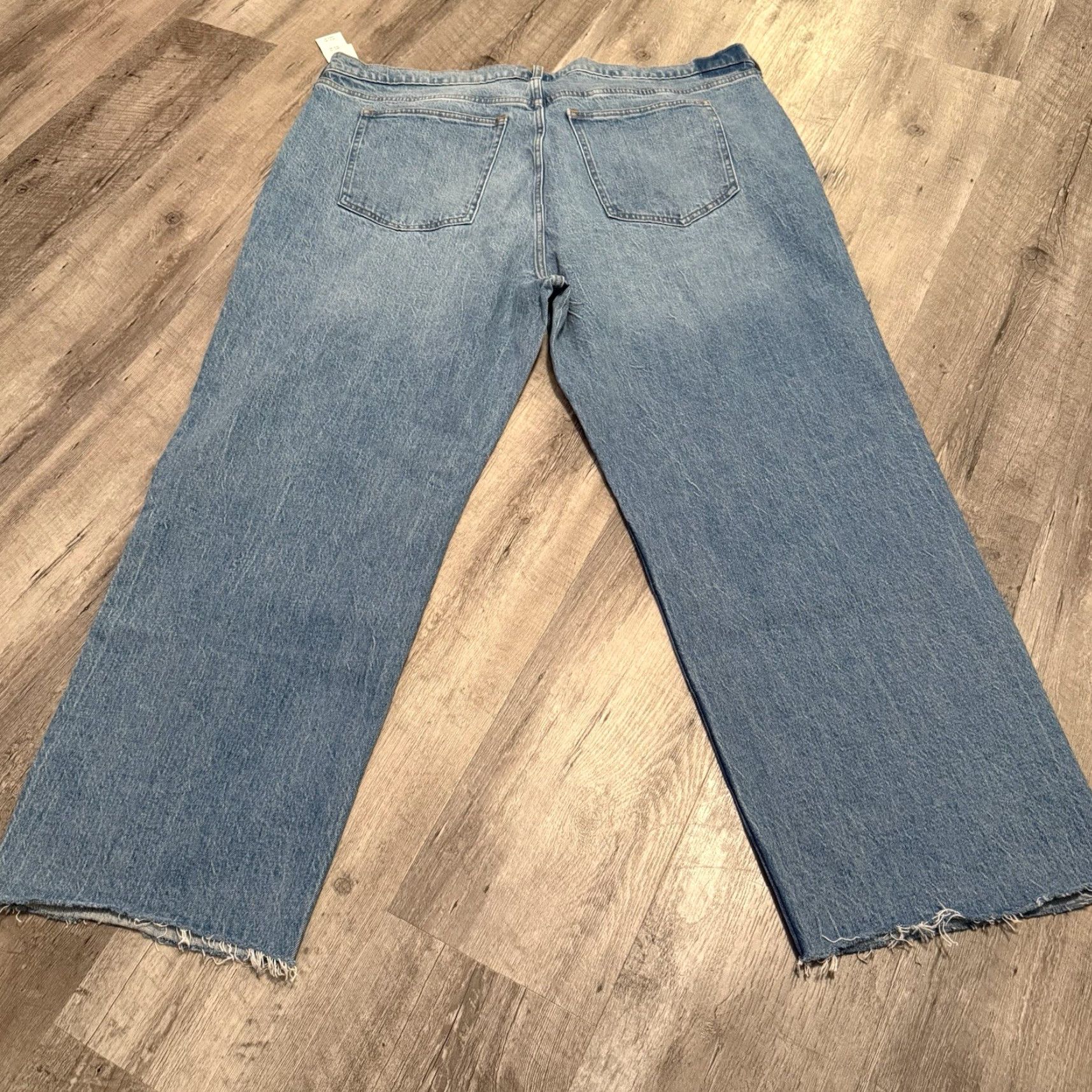 Abercrombie & Fitch Abercrombie & Fitch The 90s Relaxed Jean High Rise Womens 36 22 Short Blue NEW Size 32" / US 10 / IT 46 - 3 Thumbnail