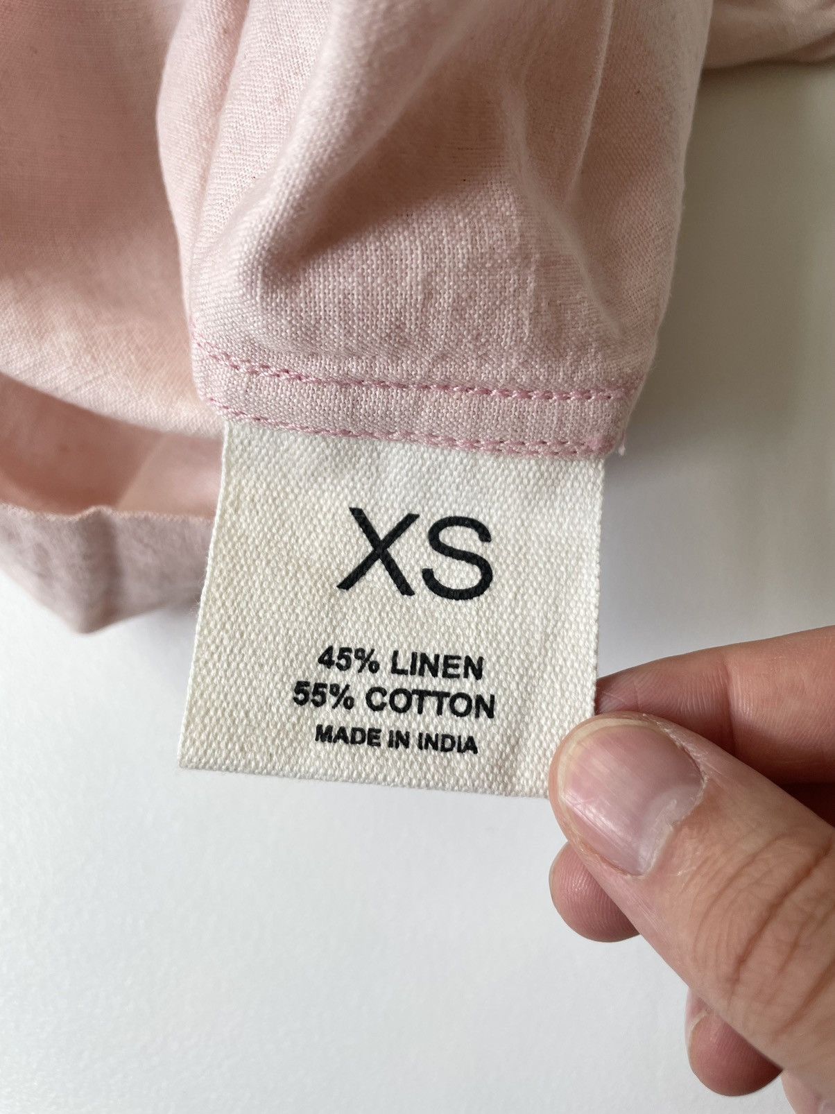 Story Mfg. Pink ‘Greetings’ Embroidered Boxy Shirt Size US S / EU 44-46 / 1 - 11 Thumbnail