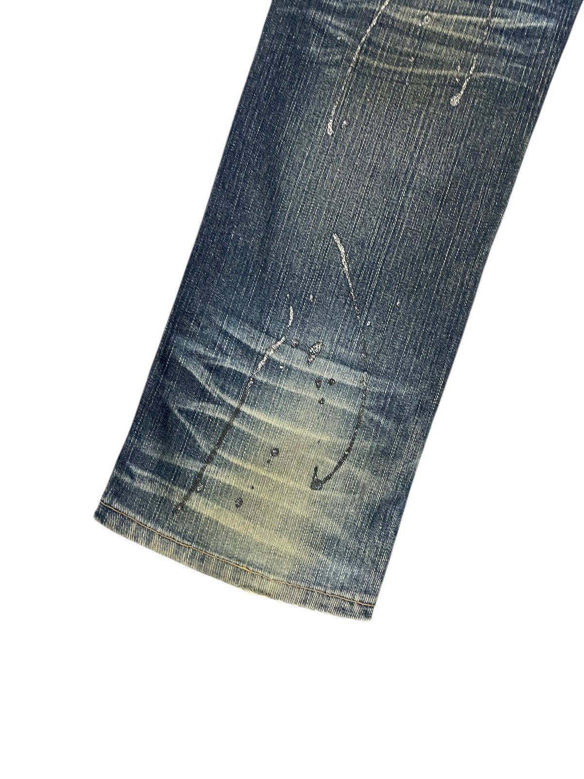 14th Addiction Wildlife Japanese Destroyed Dusty Dirt Rockers Jeans Size US 33 - 18 Thumbnail
