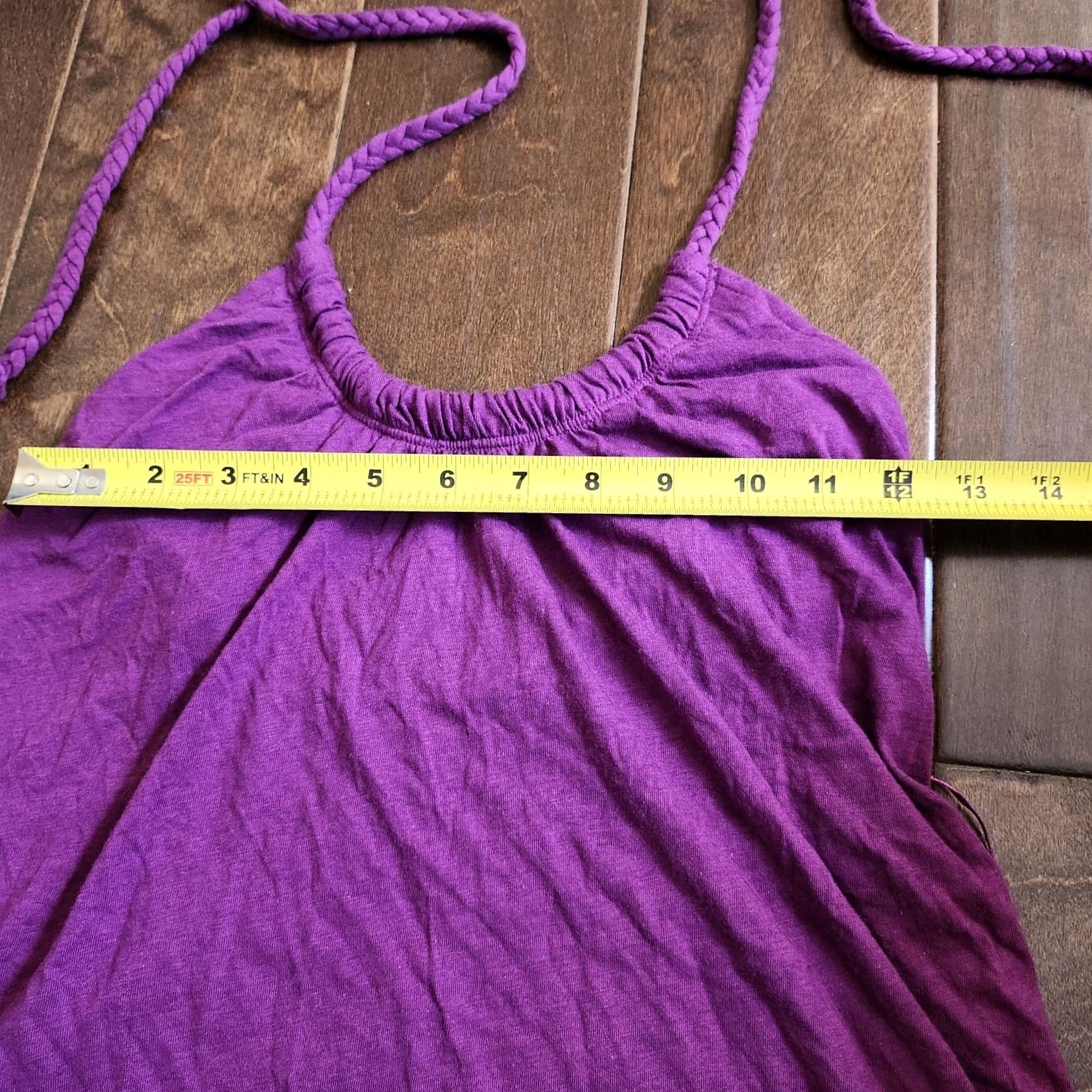 American Eagle Outfitters American Eagle Outfitters Tank Women S/P Purple Tie Halter Top Sleeveless Solid Basic Summer Casual Party/Cocktail Travel Machine Washable Comfort Fit Size S / US 4 / IT 40 - 7 Thumbnail