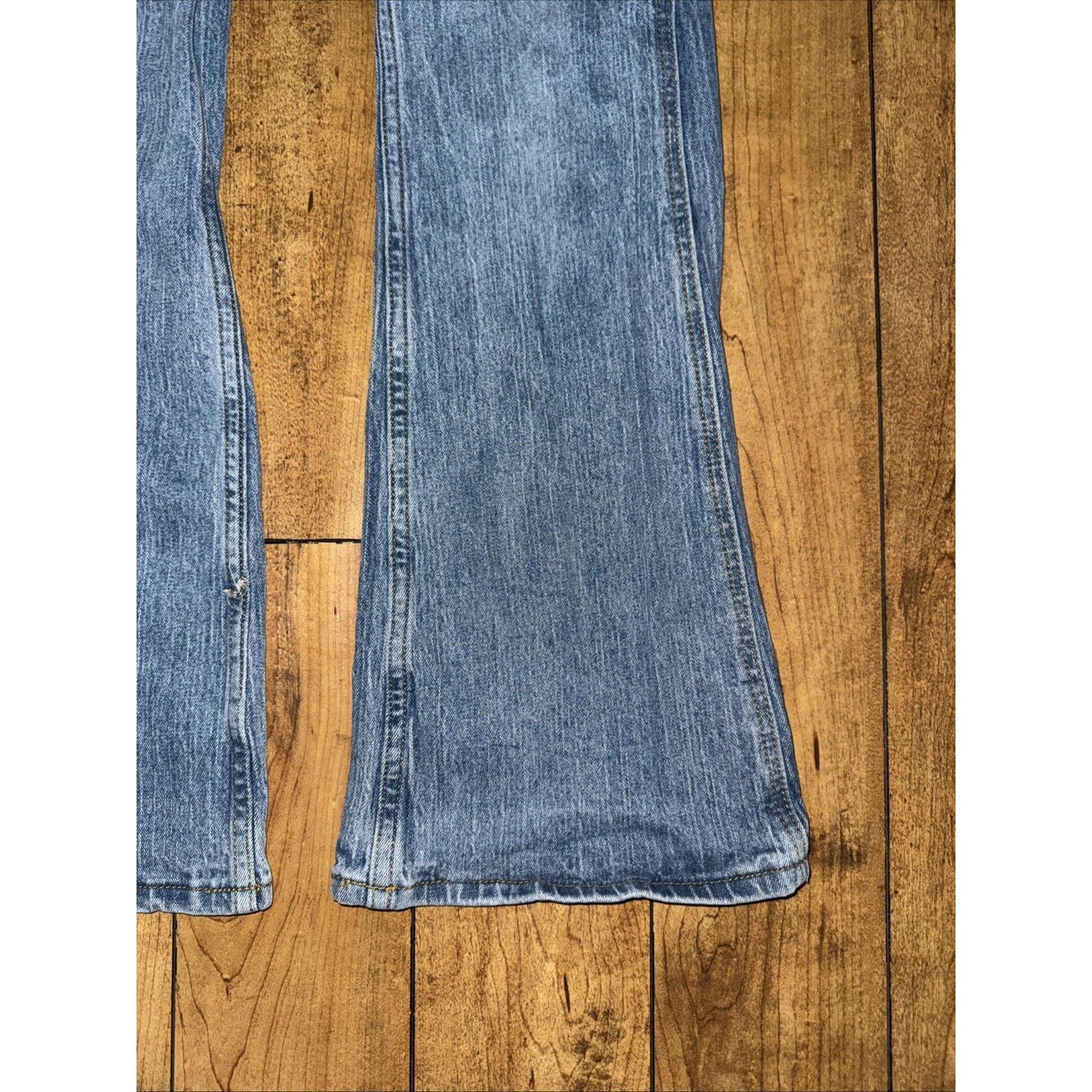 Galt Crew × Vintage John Galt Carpenter Flare Jeans Light Wash Y2K 30x33 Size 30" / US 8 / IT 44 - 2 Thumbnail