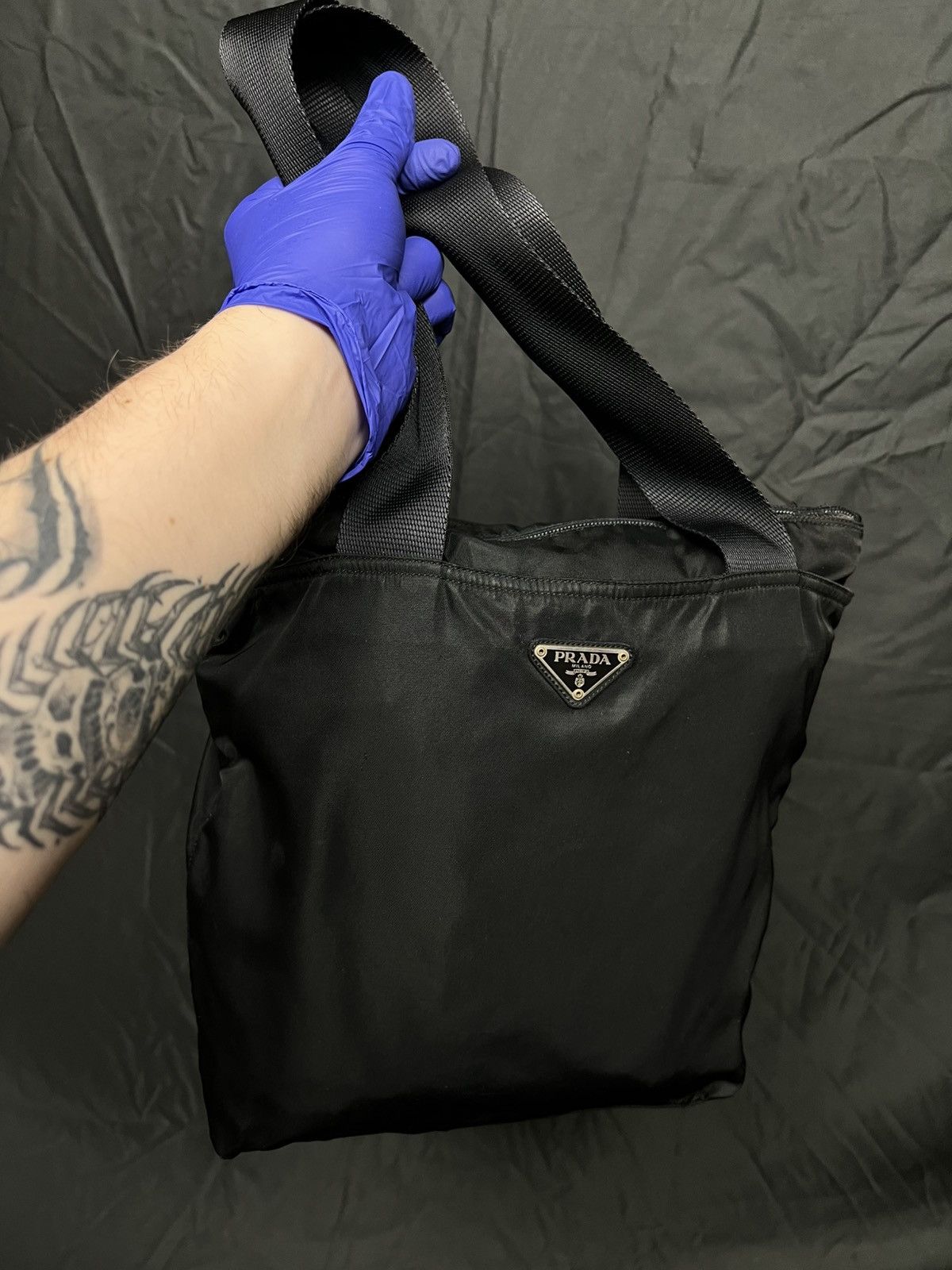 Prada Prada Handbag Vintage Nylon Tote Bag shopper Size ONE SIZE - 1 Thumbnail