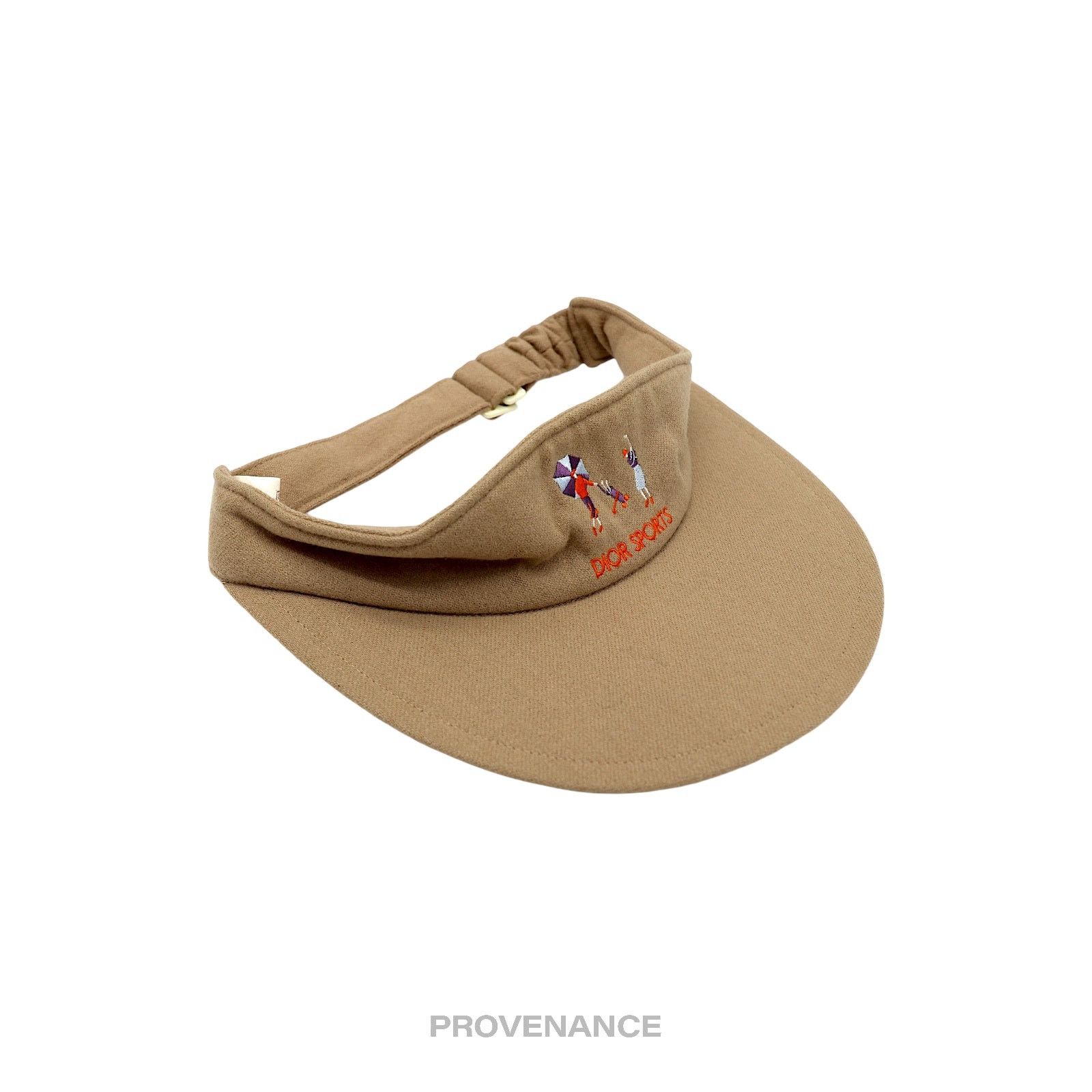 Dior 🔴 Dior Sports Golf Embroidered Visor - Sand Size ONE SIZE - 5 Thumbnail