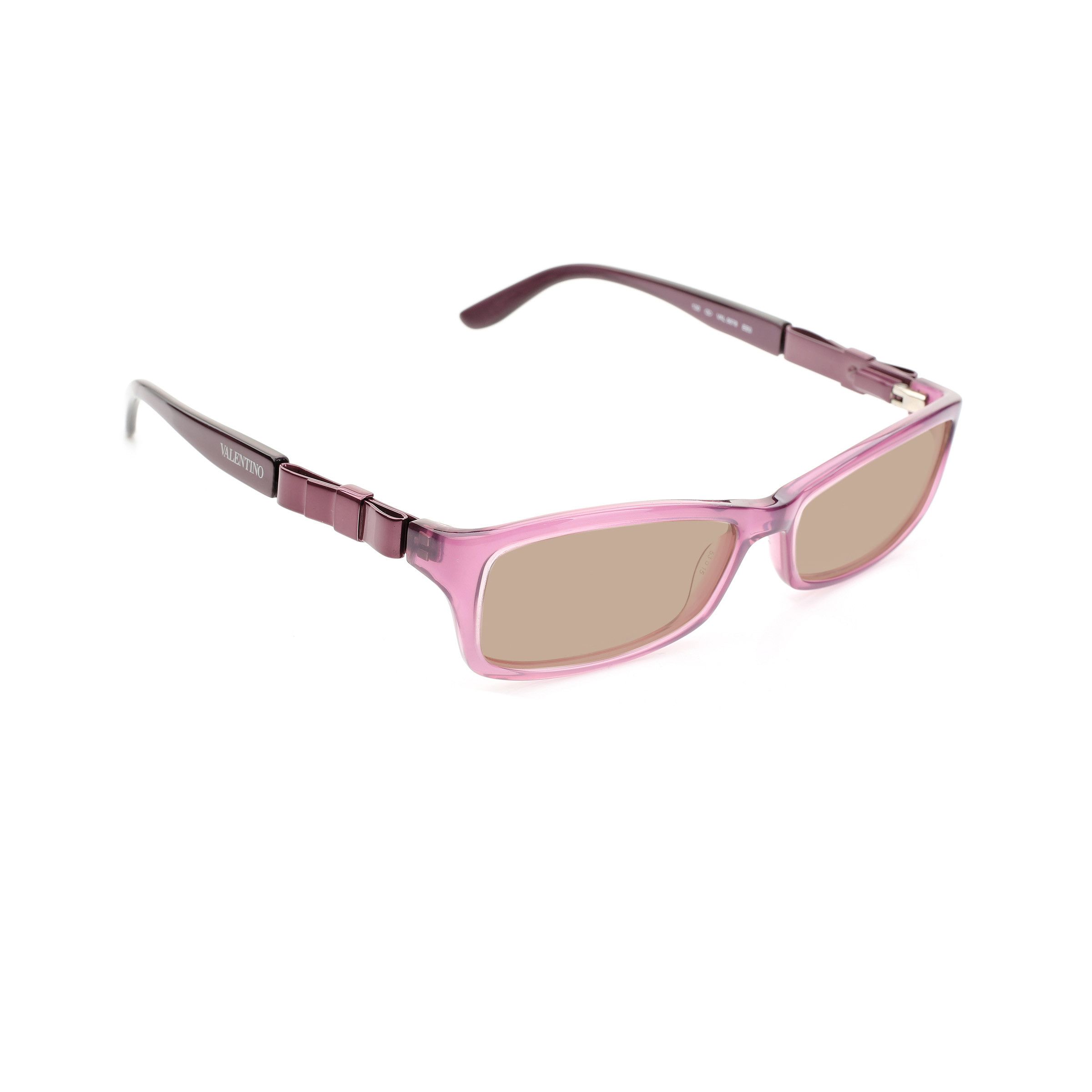 Valentino Valentino '00s Purple Bow Plastic Sunglasses Size ONE SIZE - 3 Thumbnail