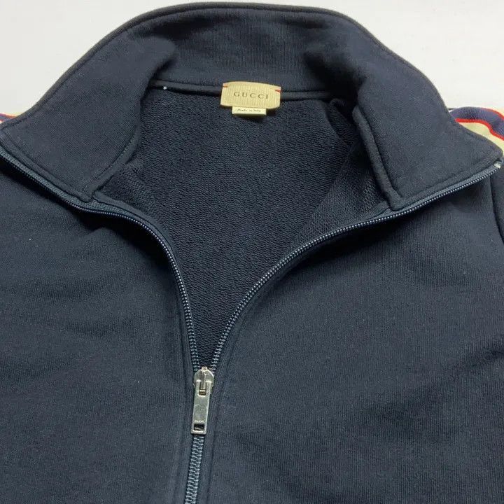 Gucci Gucci Gucci Blue Jacket with Red Green Trim -2506 Size US M / EU 48-50 / 2 - 4 Thumbnail