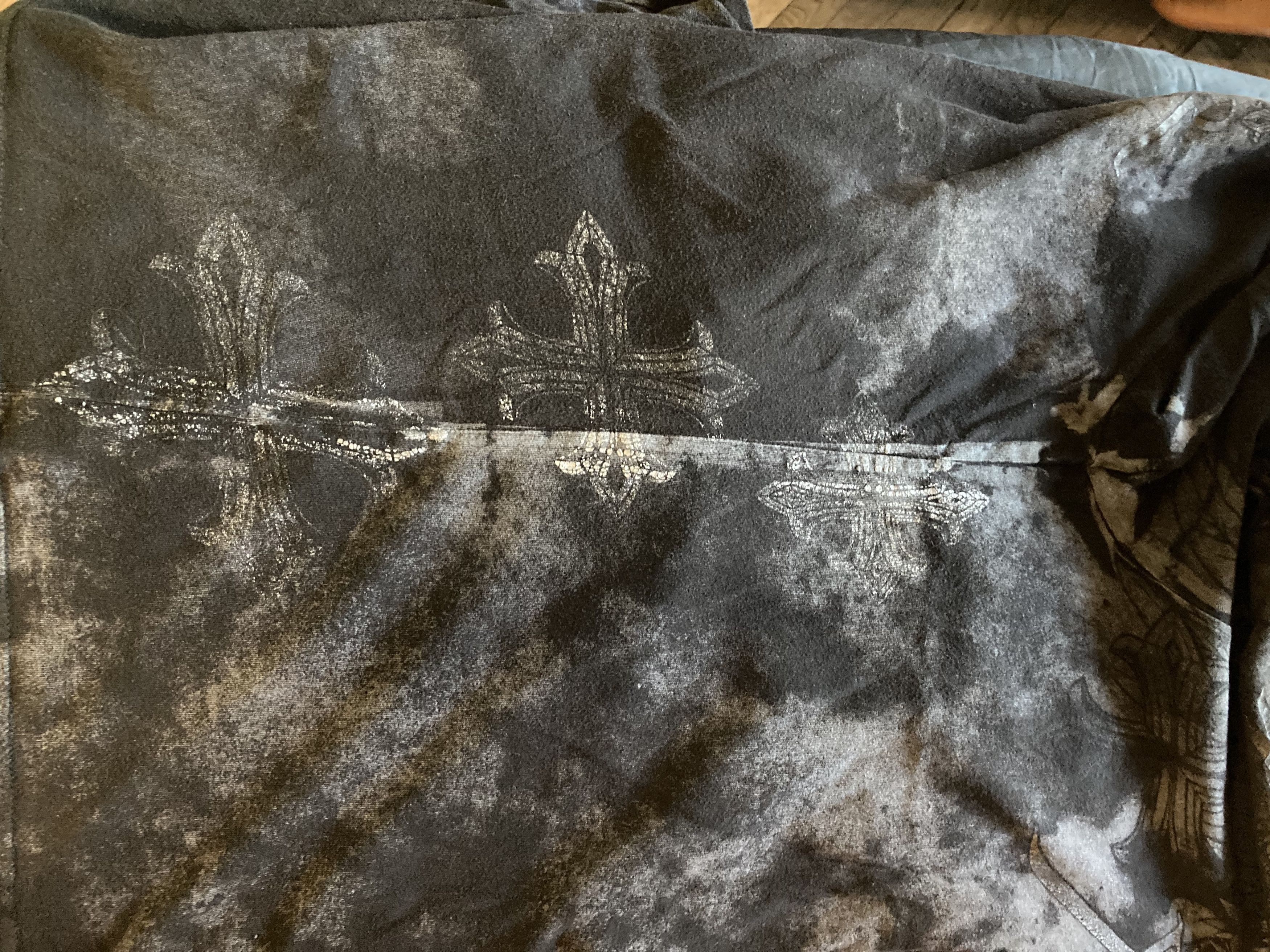 Affliction Rare Xzavier Angel Wings and Cross Tie-Die T-Shirt Size US XXL / EU 58 / 5 - 6 Thumbnail