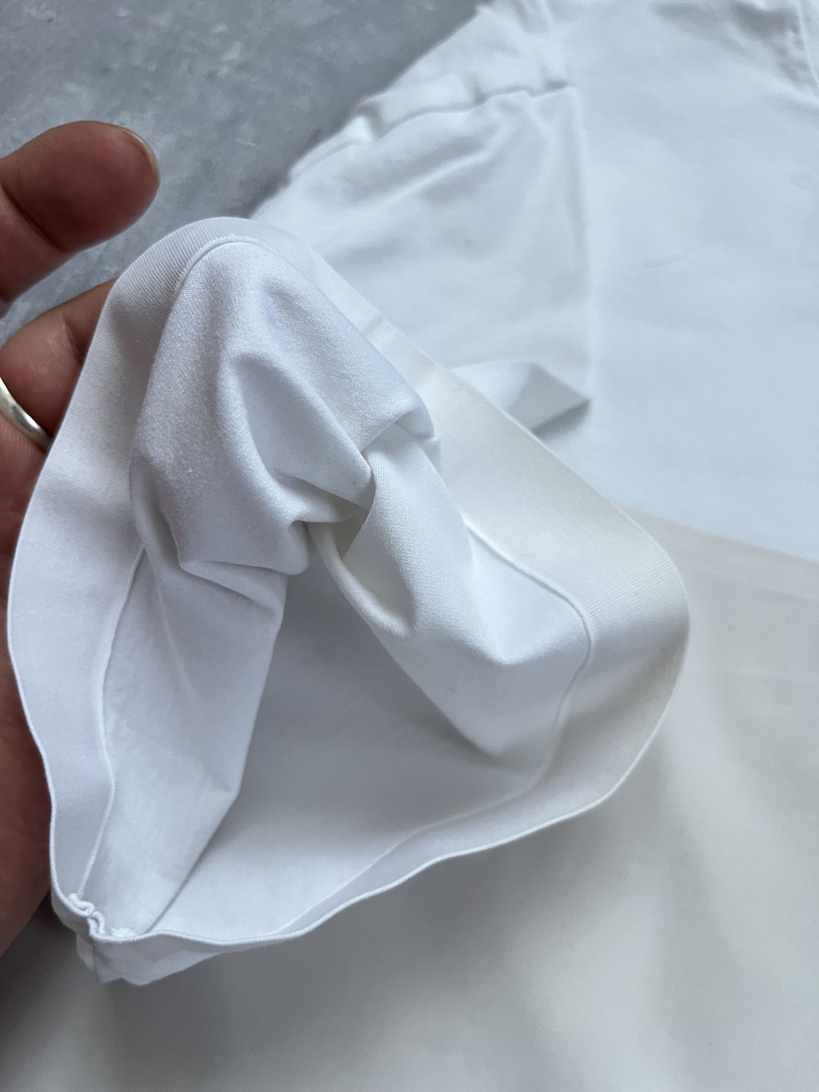 Herno HERNO White Beige Pocket T-Shirt Lightweight Crewneck L Size US L / EU 52-54 / 3 - 5 Thumbnail
