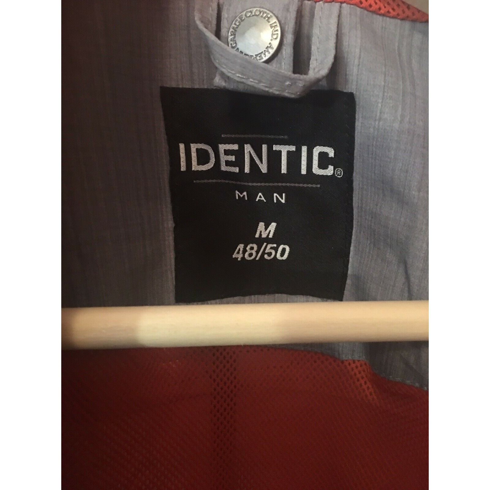 Other Identic Jacket Full Zip Gray Sz M 48/50 Men Hooded Jacket Size US M / EU 48-50 / 2 - 4 Thumbnail