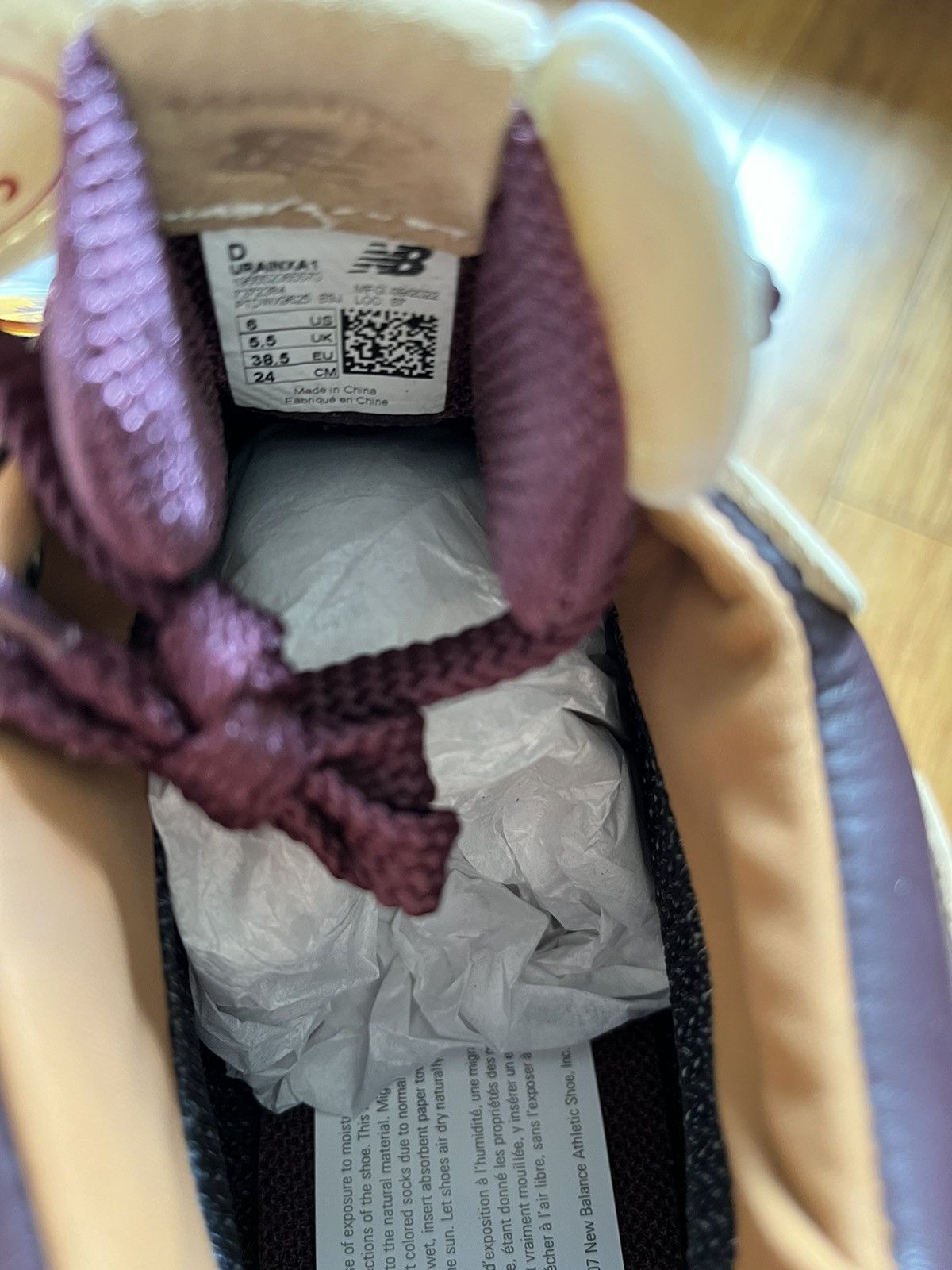 Aime Leon Dore × Goretex × New Balance US 6 ALD New balance Rainier boots Gore Tex burgundy tan Size US 6 / EU 39 - 7 Thumbnail