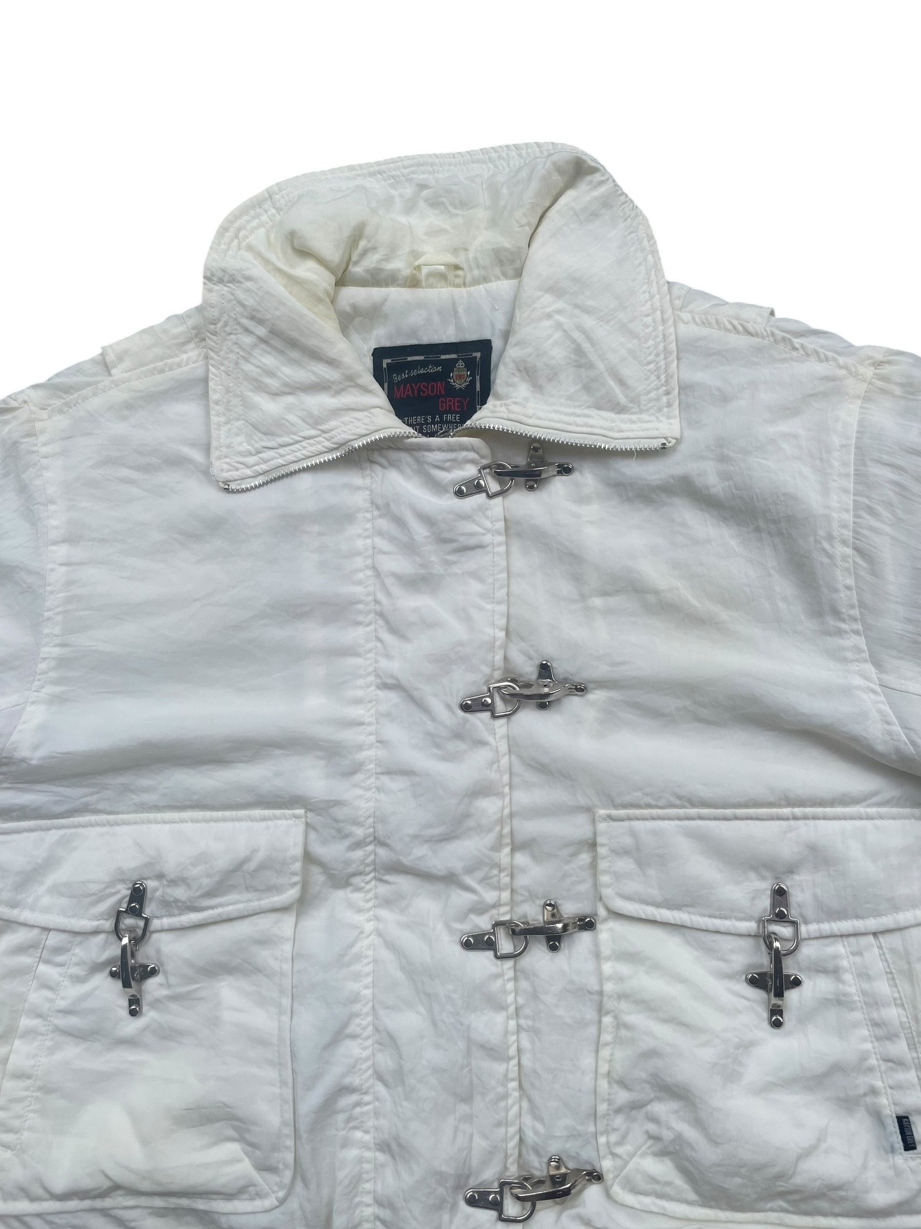 Japanese Brand Mayson Grey Bomber Jacket Size US XL / EU 56 / 4 - 3 Thumbnail