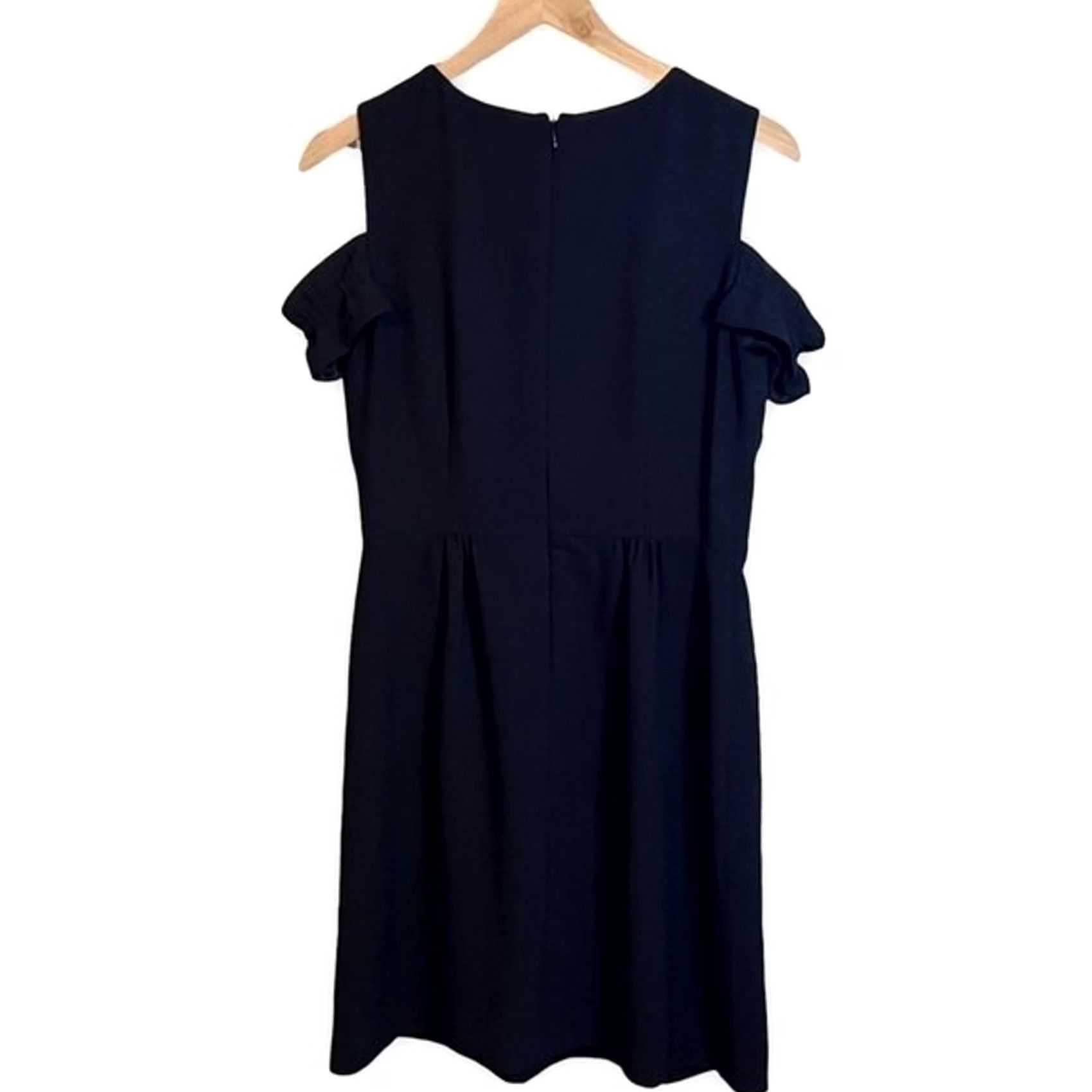 business casual cocktail dress for Women Ruffle Sleeve Vintage Work Pencil Midi Dress Summer Office Work Sheath Dresses Black at Amazon Women's Clothing store from business meetings and Belt Size:43 dark green Strapless A-Line Short Dress