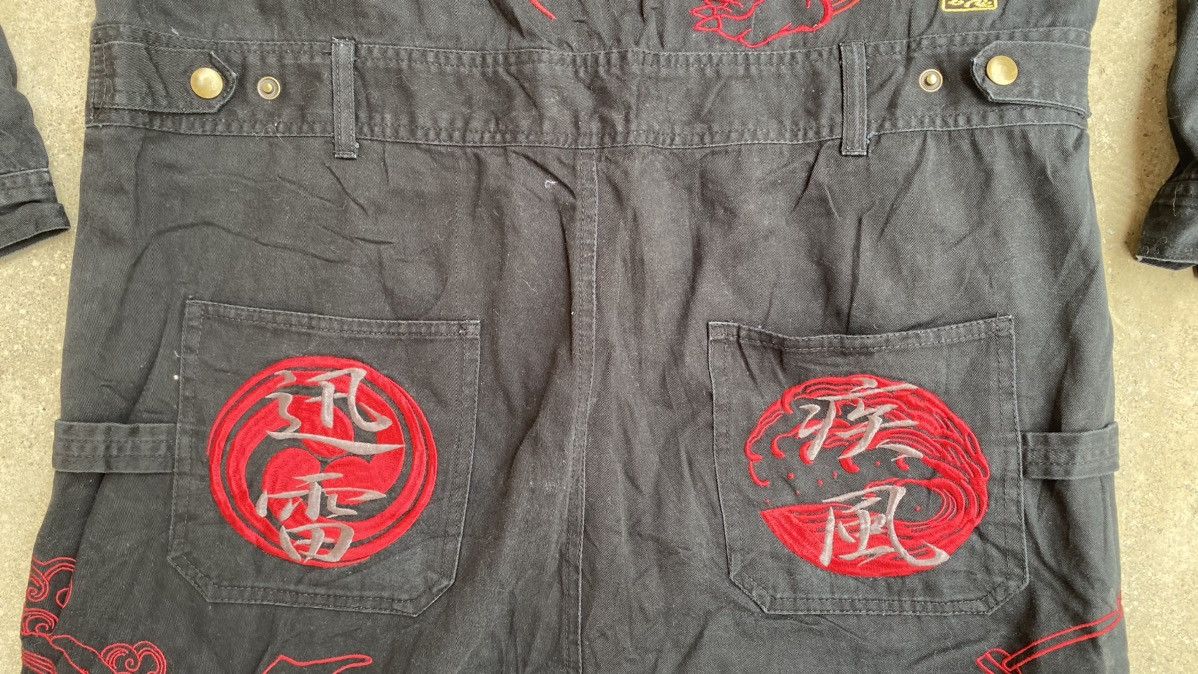 Japanese Brand 🔥Rare🔥Karakuri Coveralls Embroidery Logo Streetwear Design Size US 40 / EU 56 - 6 Thumbnail