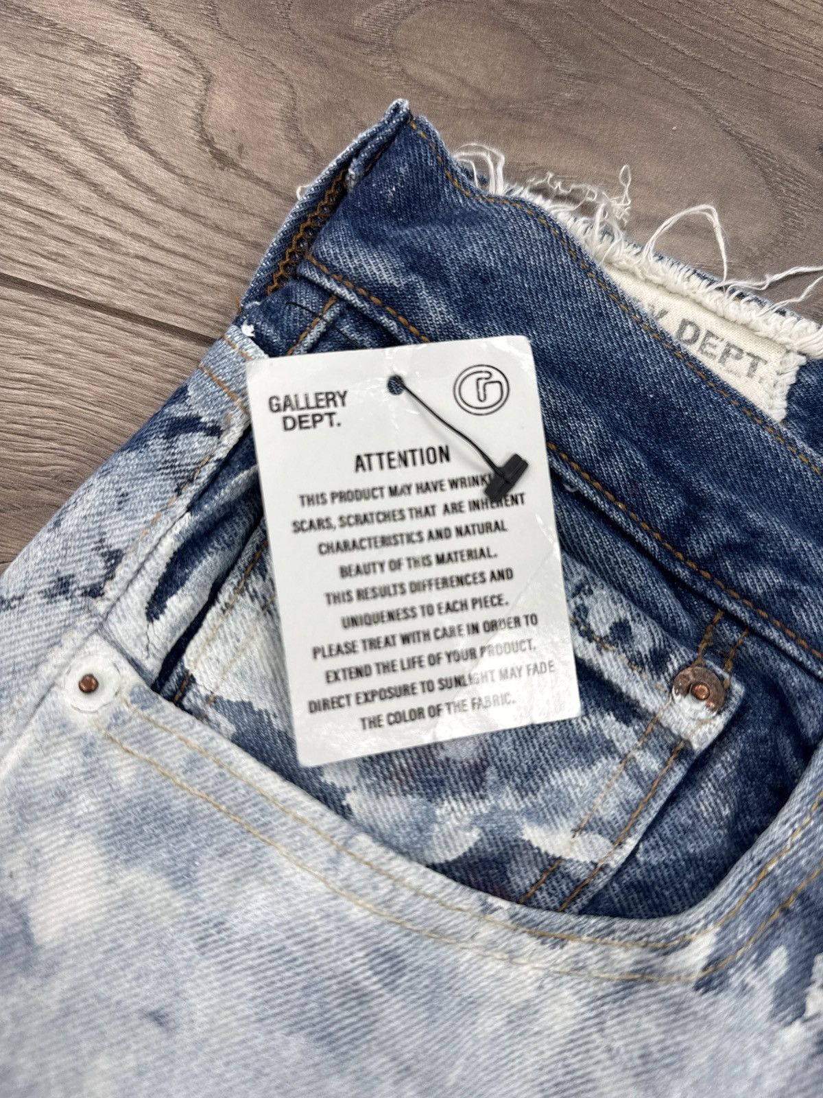 Gallery Dept. Gallery dept bleached denim 30 rare style size Size US 30 / EU 46 - 6 Thumbnail