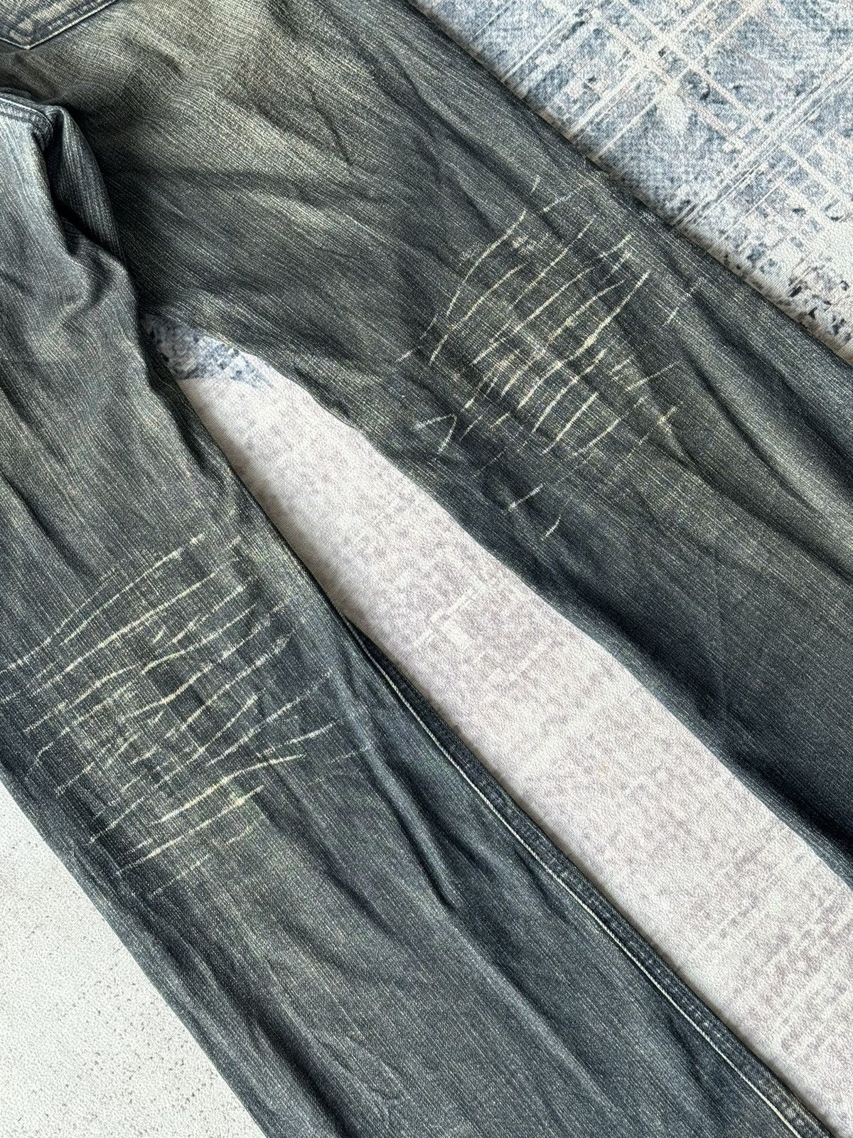 Japanese Brand Vintage A.S.M Super Flared Distressed Denim Size US 29 - 10 Thumbnail