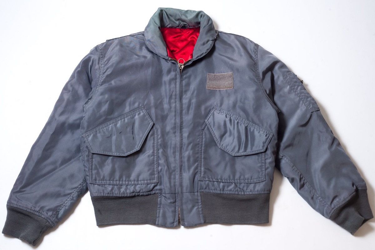 Vintage Flight Jacket For Men USA collectible Uniform Bomber Size US S / EU 44-46 / 1 - 1 Thumbnail