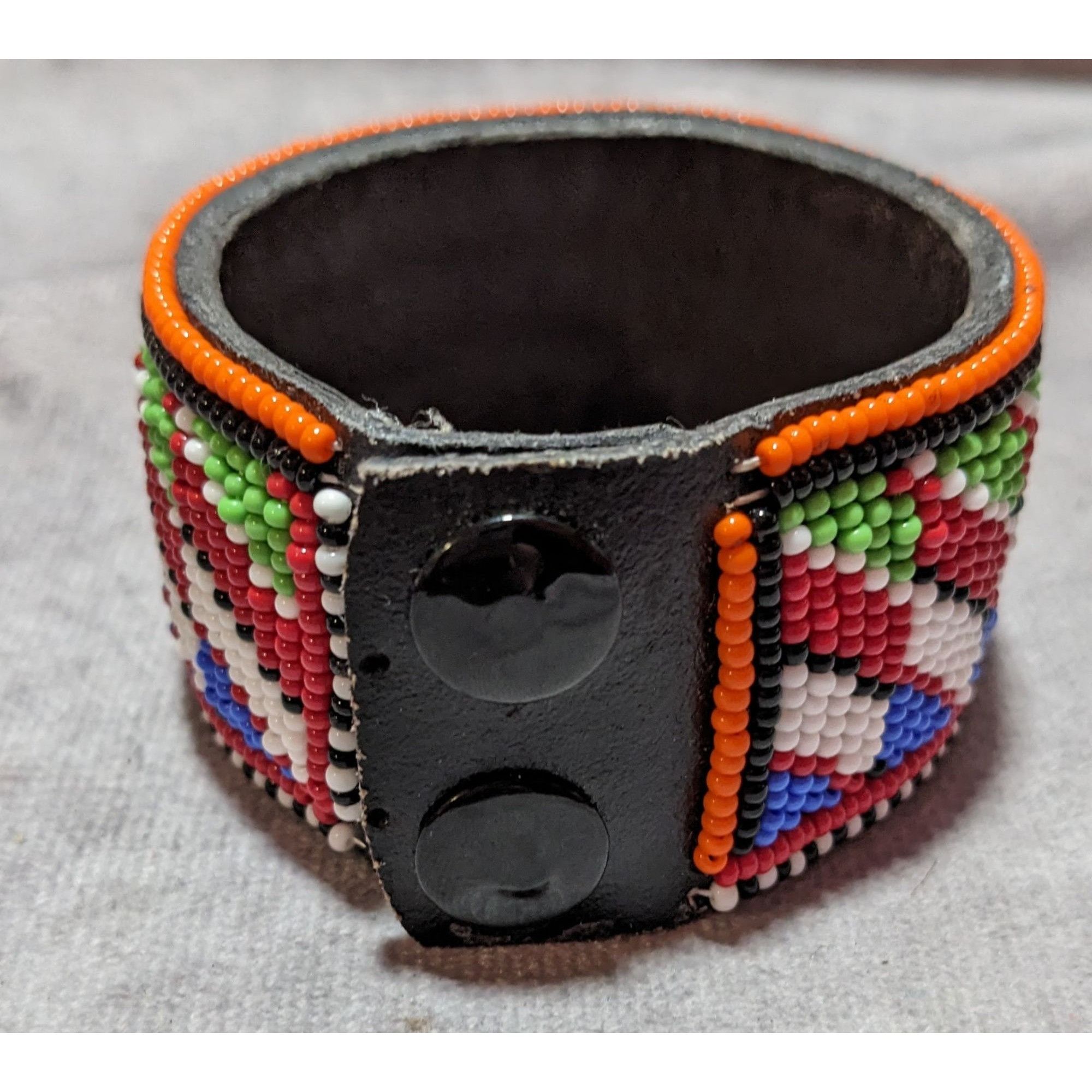 Other Maasai Beaded Cuff Bracelet Size ONE SIZE - 8 Thumbnail