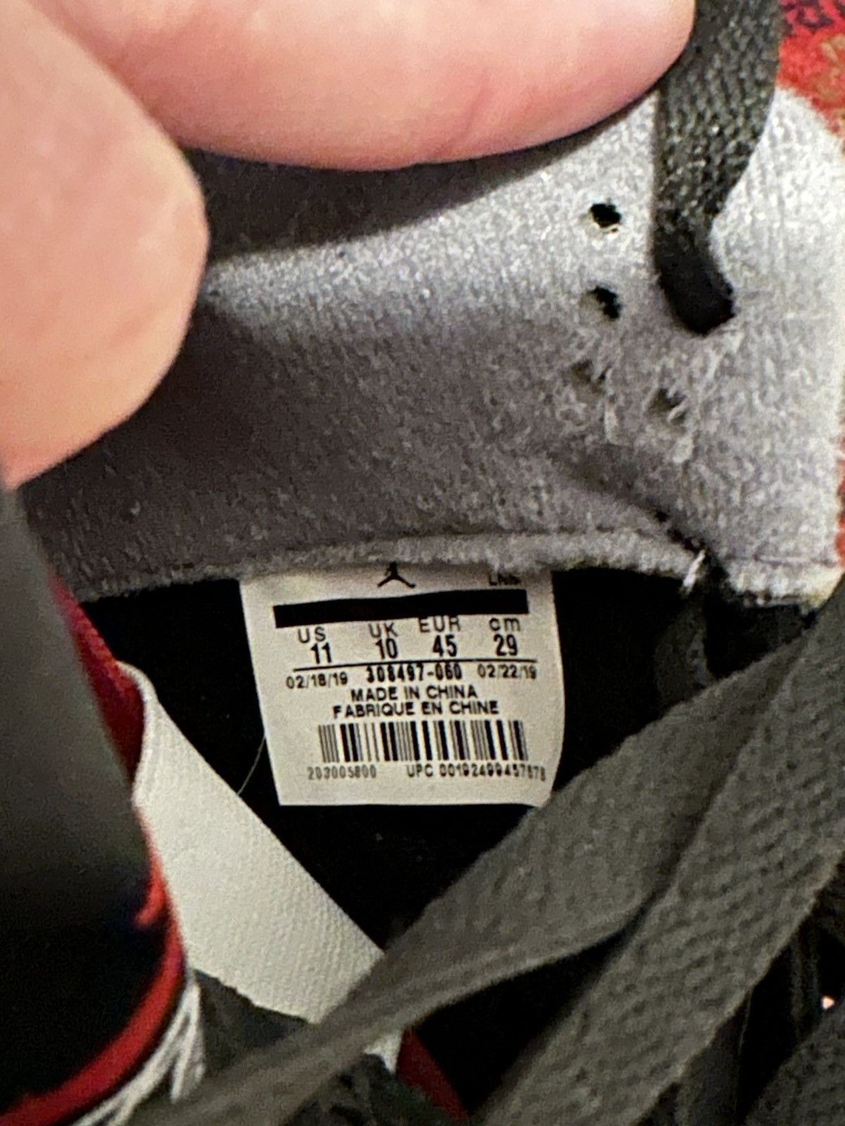 Jordan Brand Air Jordan 4 Bred 2019 Size US 11 / EU 44 - 11 Thumbnail