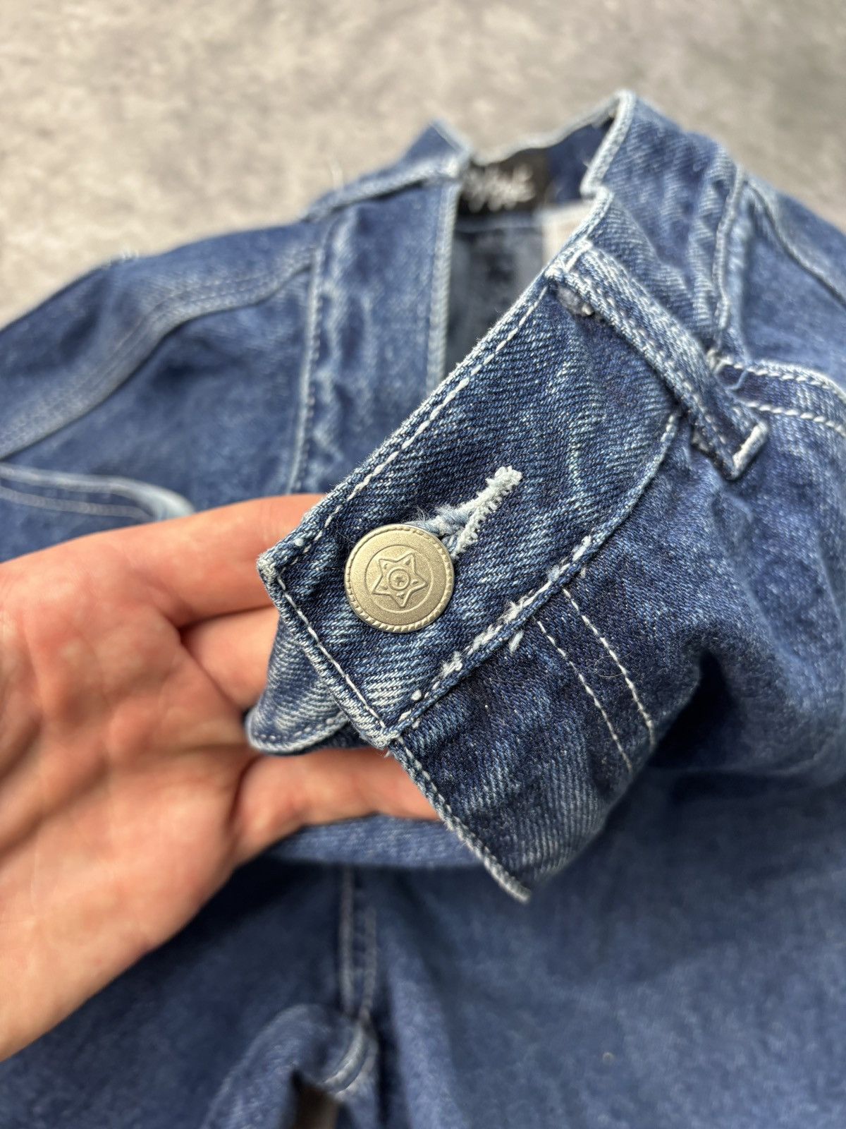 JNCO × Southpole × Vintage 1990s Extreme Zone Denim Cargo Pants Vintage Rave Jorts Zip Size 26" / US 2 / IT 38 - 11 Thumbnail