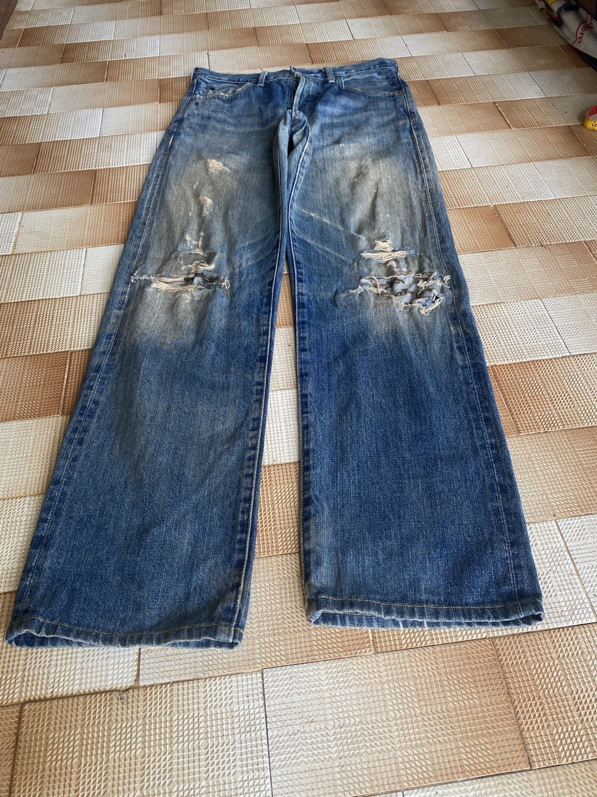 Levi's Vintage Clothing × Salvage × Vintage Vintage 702 big E selvedge denim Size US 30 / EU 46 - 1 Thumbnail