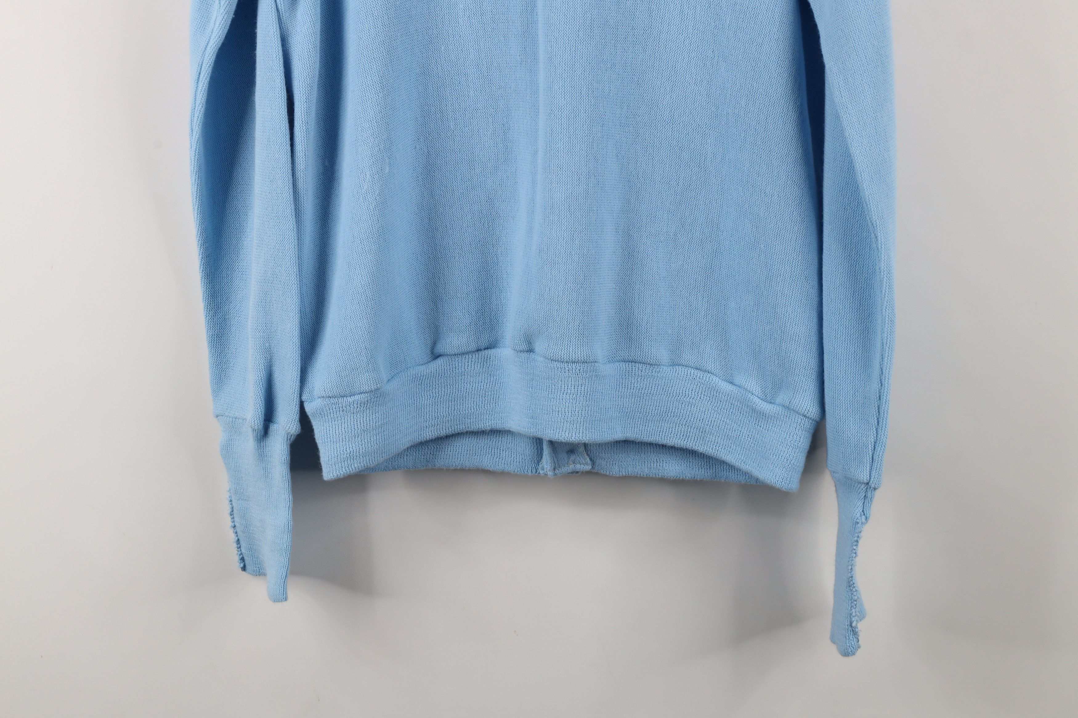 Vintage Vintage 70s Streetwear Cardigan Sweater Carolina Blue USA Size US M / EU 48-50 / 2 - 8 Thumbnail