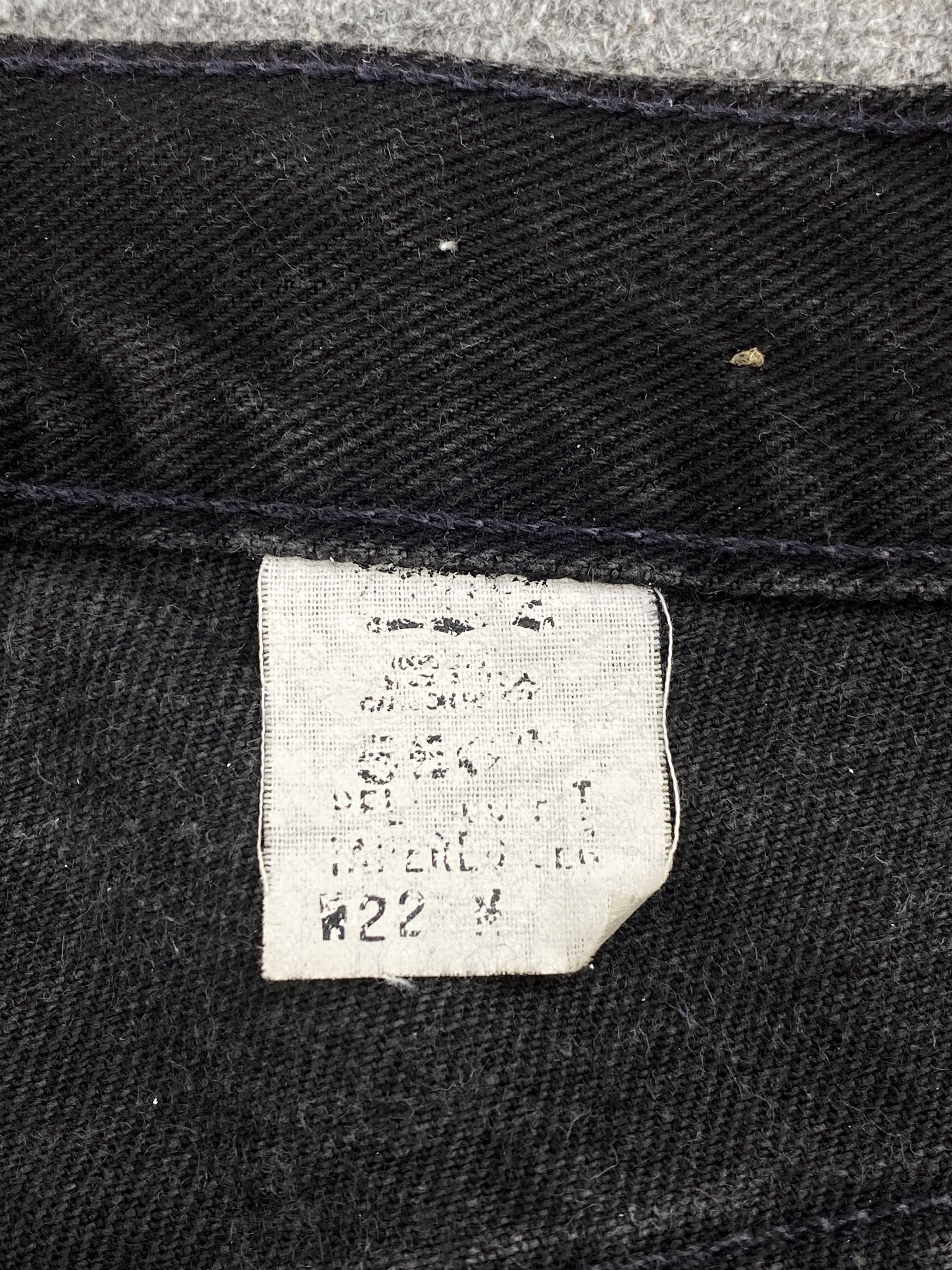Levi's × Vintage Vintage 90s Levis 559 Super Black Jeans Size US 41 - 7 Thumbnail