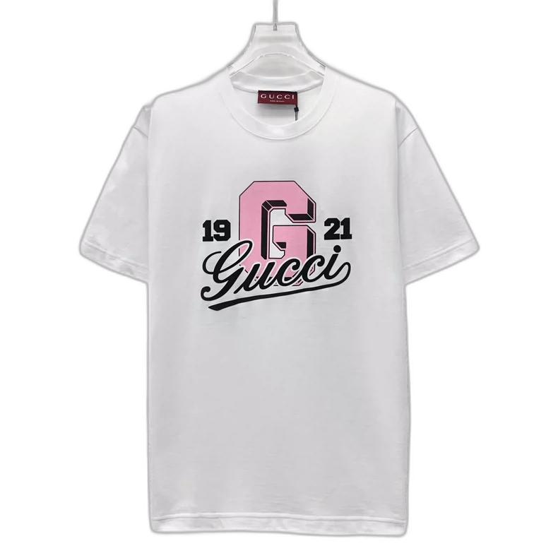 Gucci Gucci White Logo Graphic Cotton T-Shirt Size US XS / EU 42 / 0 - 1 Thumbnail