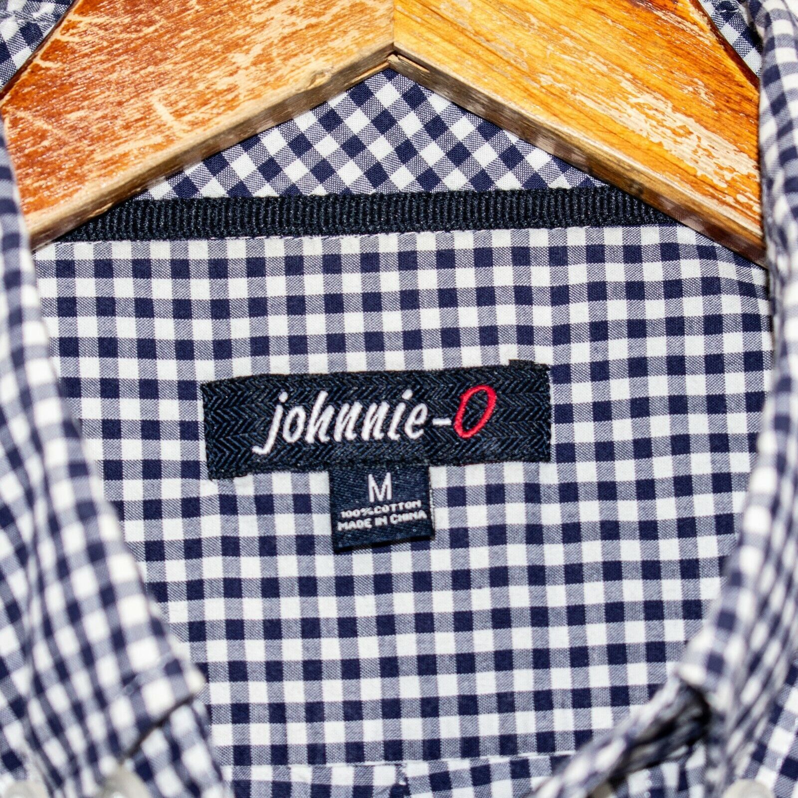 johnnie-O Johnnie-O Button Down Shirt Blue Gingham Check Cotton Size US M / EU 48-50 / 2 - 3 Thumbnail