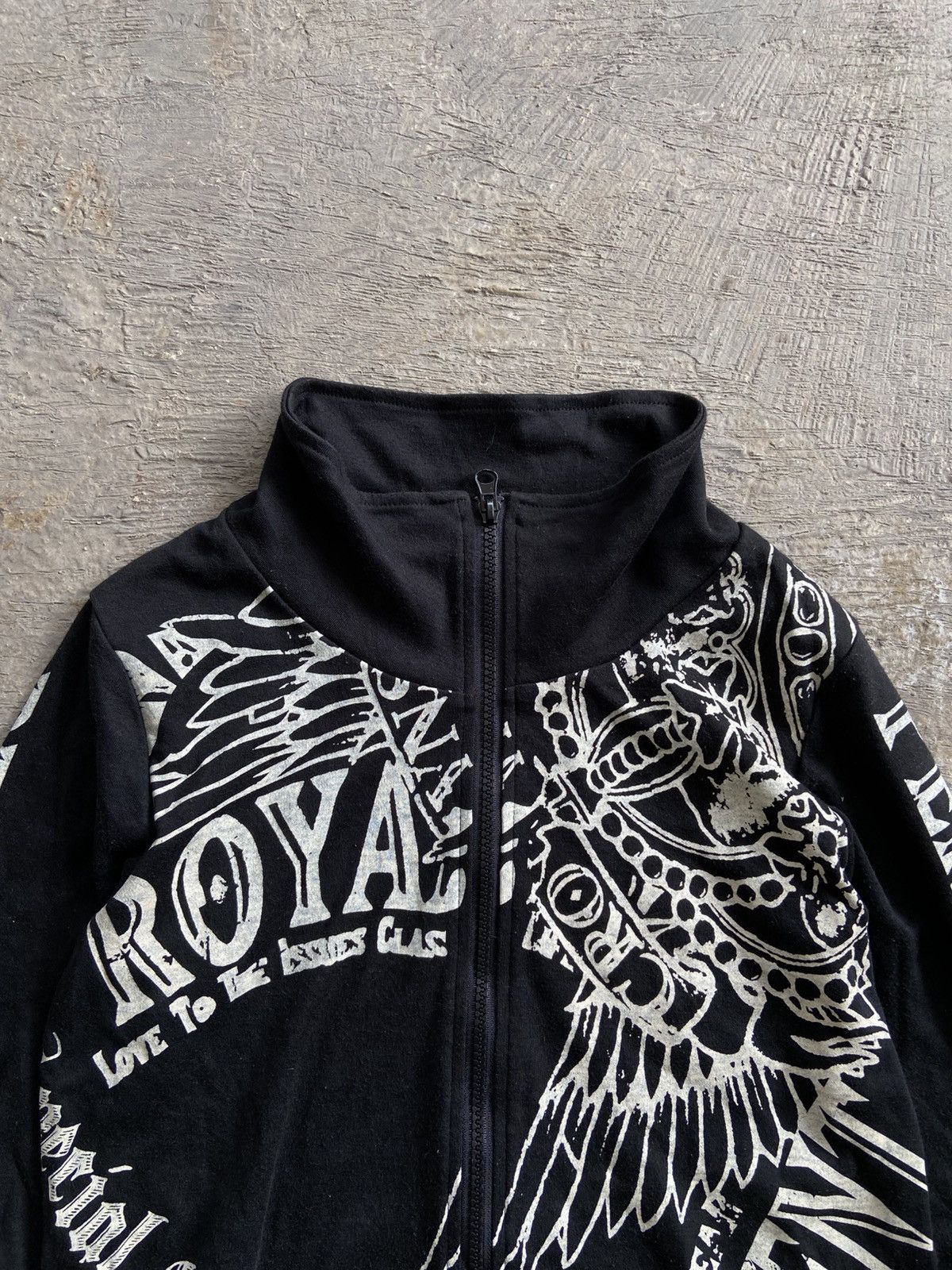 Le Grande Bleu (L.G.B.) 2000s M.K.R - Vkei Style Poem Long Sleeve Zip Size US M / EU 48-50 / 2 - 5 Thumbnail