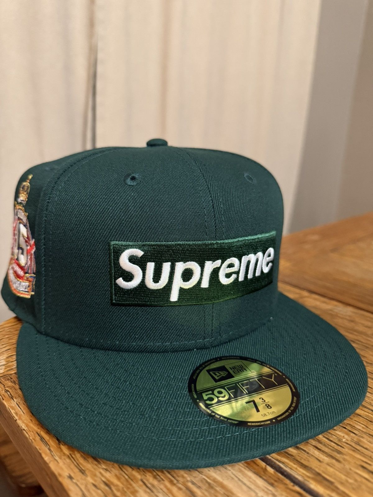 Supreme Supreme Box Logo $1M Green Fitted New Era Hat | Grailed