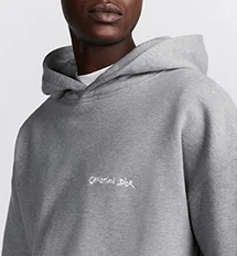 Dior o1w1db10725 Christian Dior Tag Hooded Sweatshirt in Gray Size US M / EU 48-50 / 2 - 3 Thumbnail