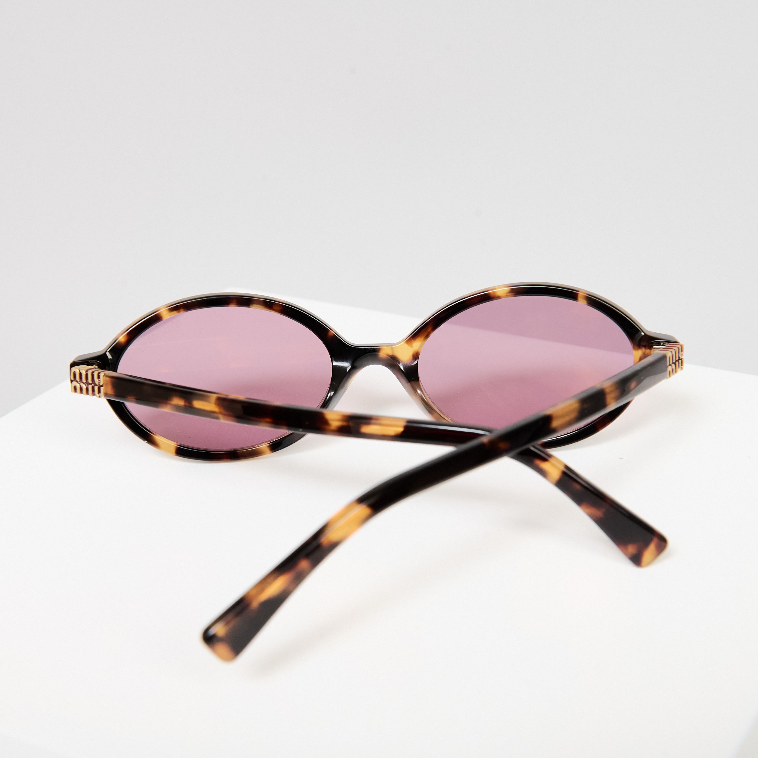 Miu Miu MIU MIU MU 04ZS VAU50D Eyewear HONEY Size ONE SIZE - 9 Thumbnail