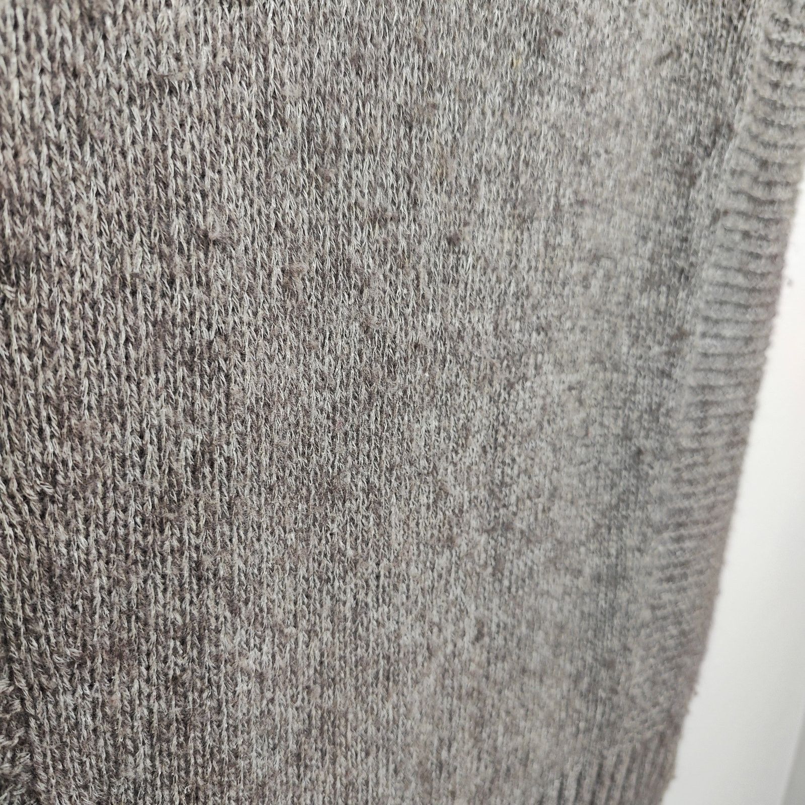 Eileen Fisher Eileen Fisher Short Sleeve Sweater Womens Small Taupe Size S / US 4 / IT 40 - 4 Thumbnail